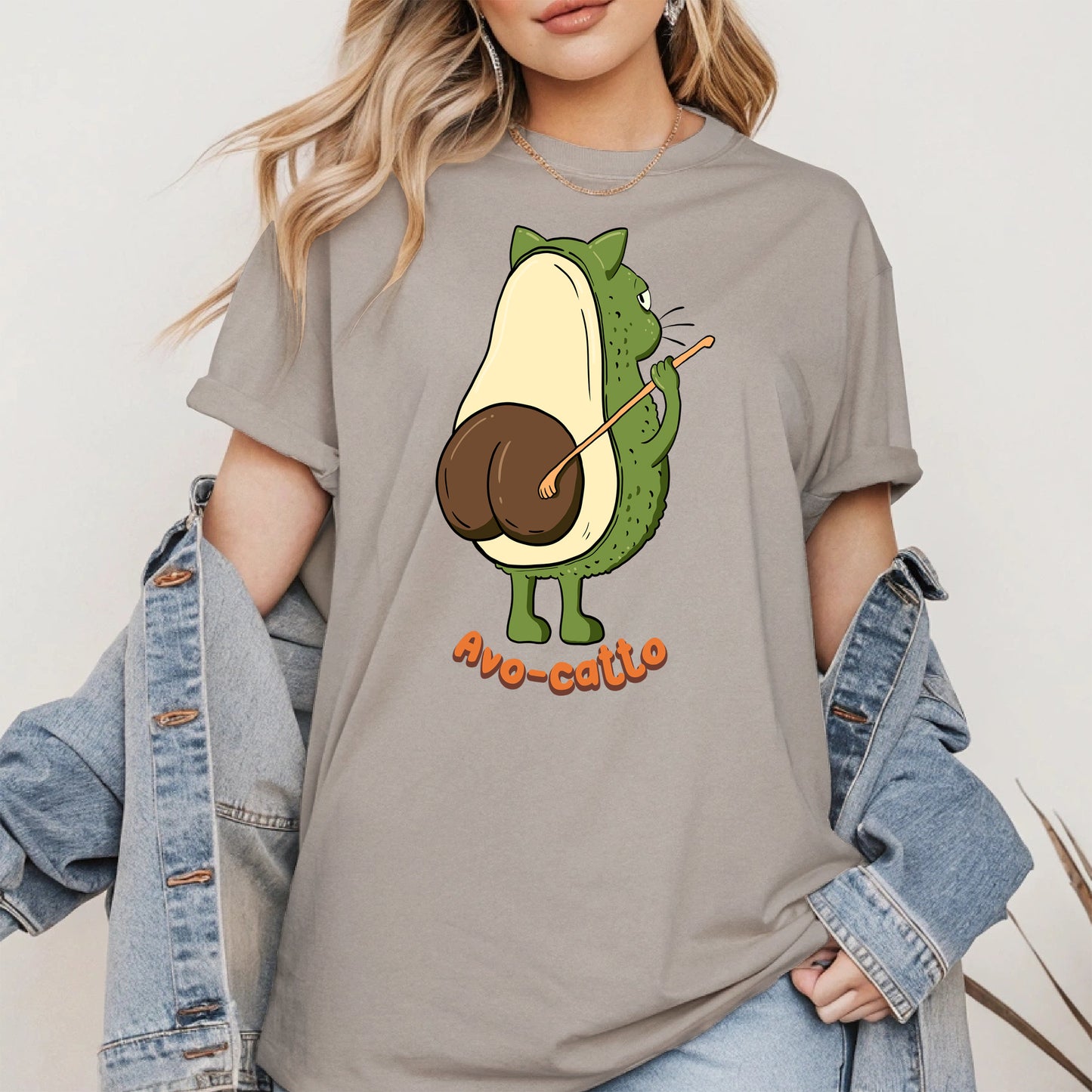 Avo-catto Shirt Hoodie Sweatshirt