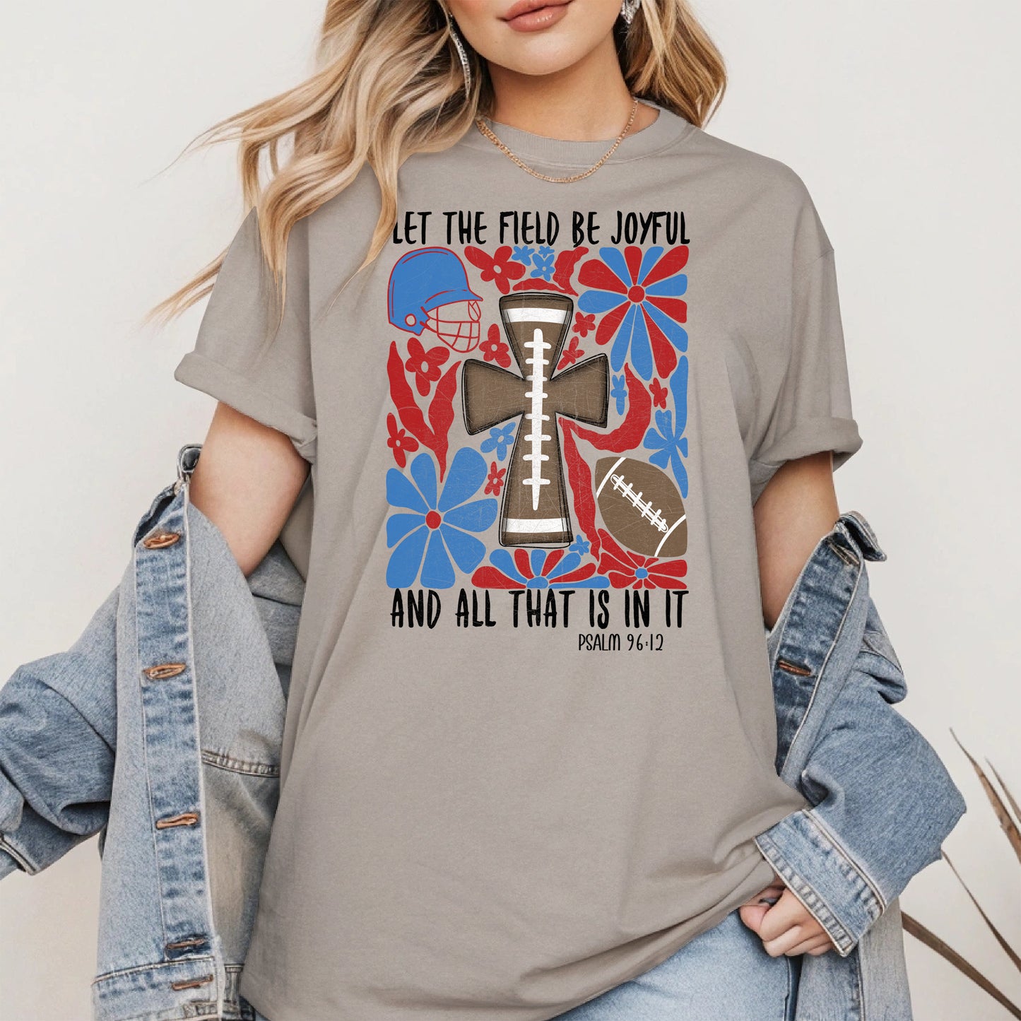 Faith Football Shirt Sport Tee Hoodie Sweatshirt Gift for Fans