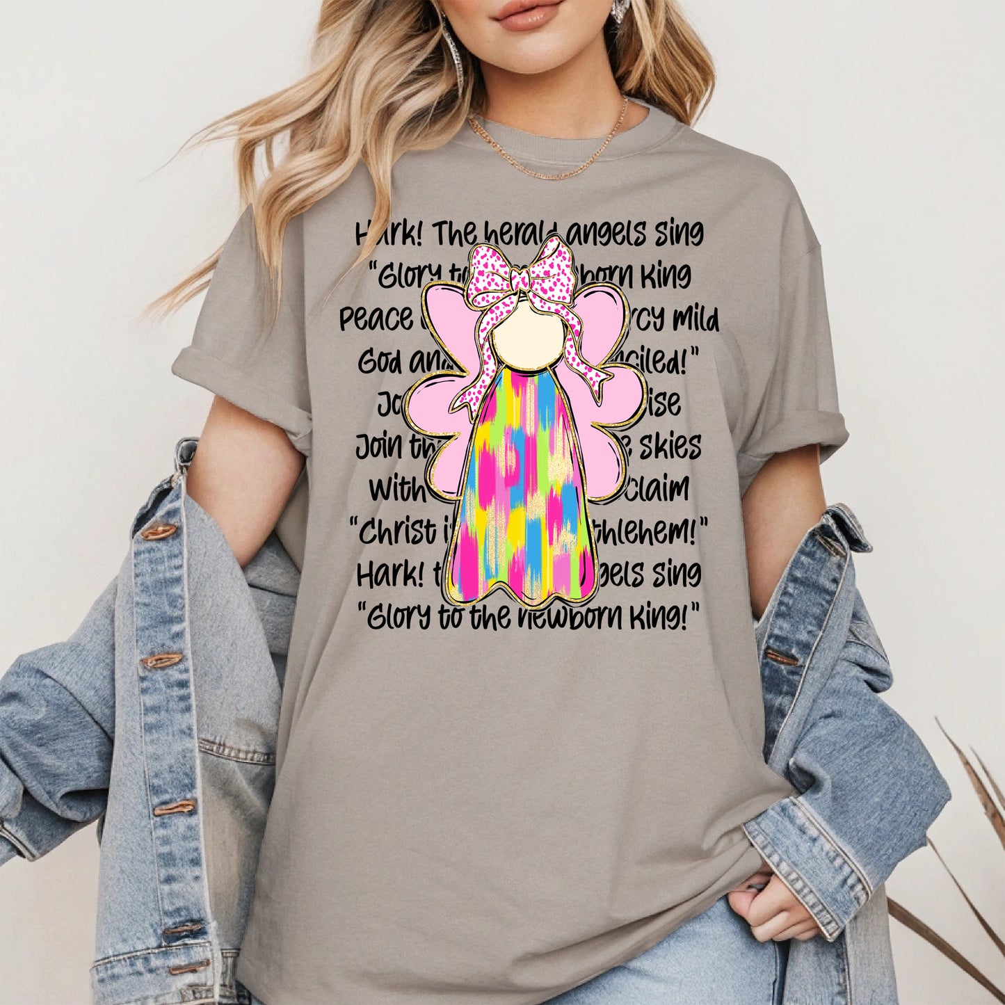 Colorful Angel Christmas Shirt