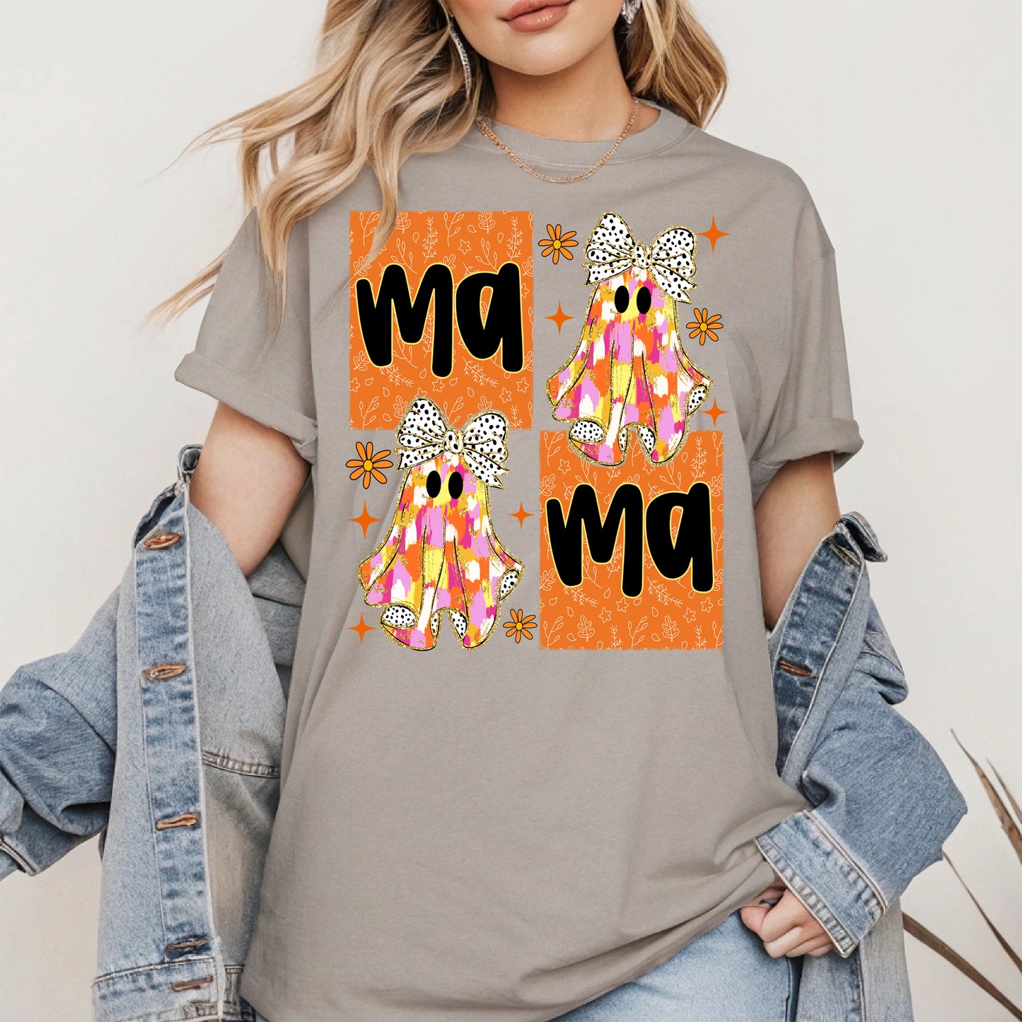 Mama Boo Ghost halloween shirt