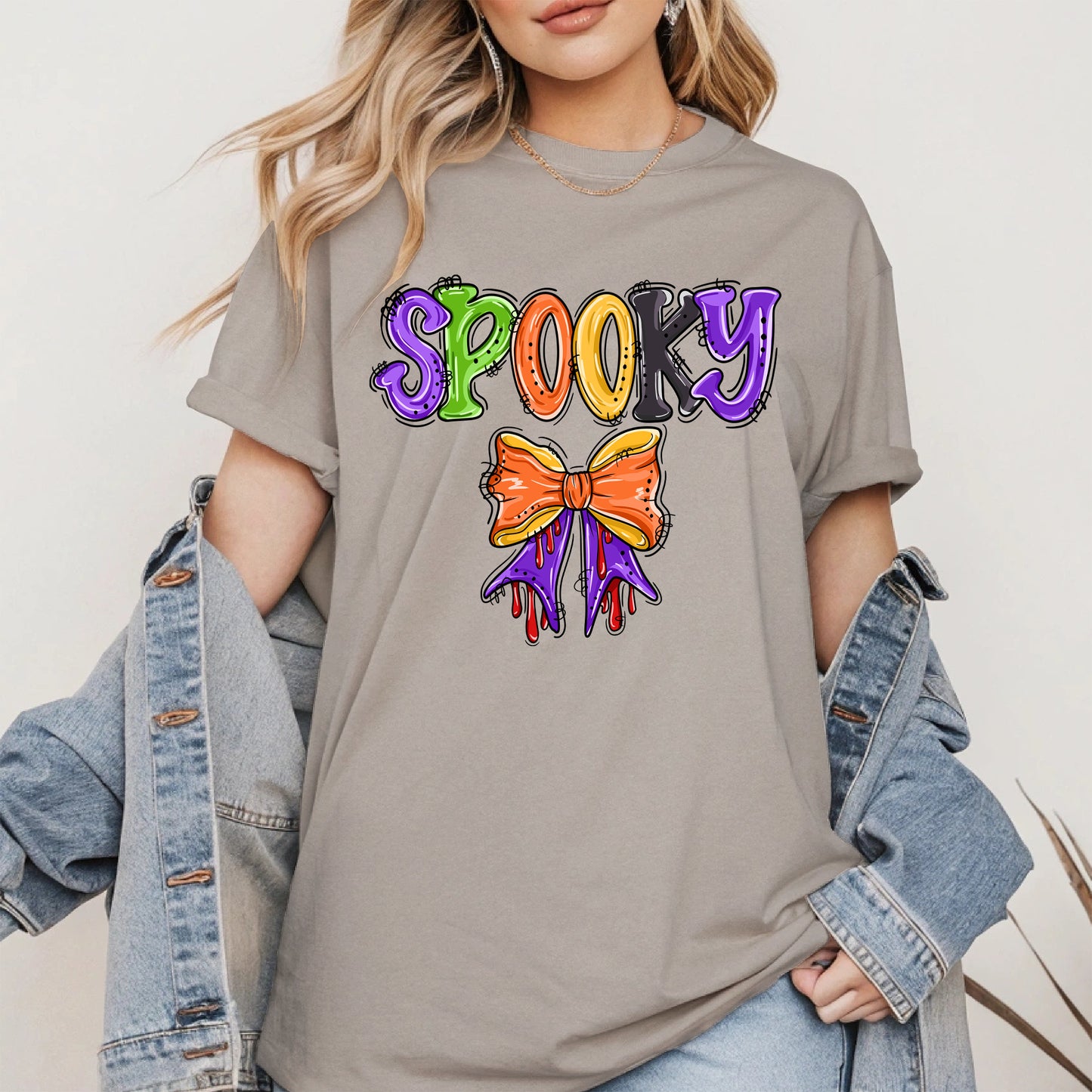 Spooky Letter Hand-drawing shirt