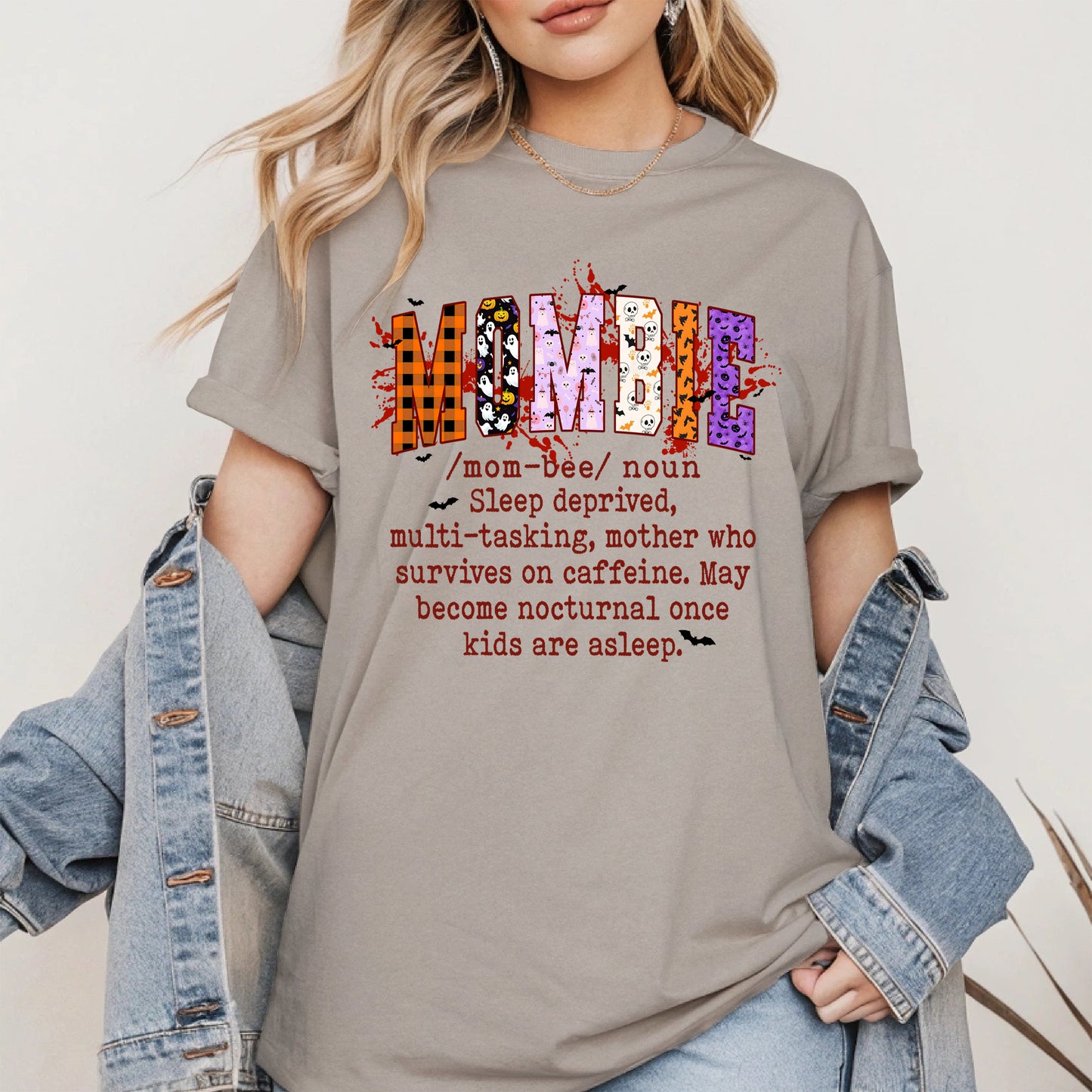 MOMBIE Halloween shirt and hoodie