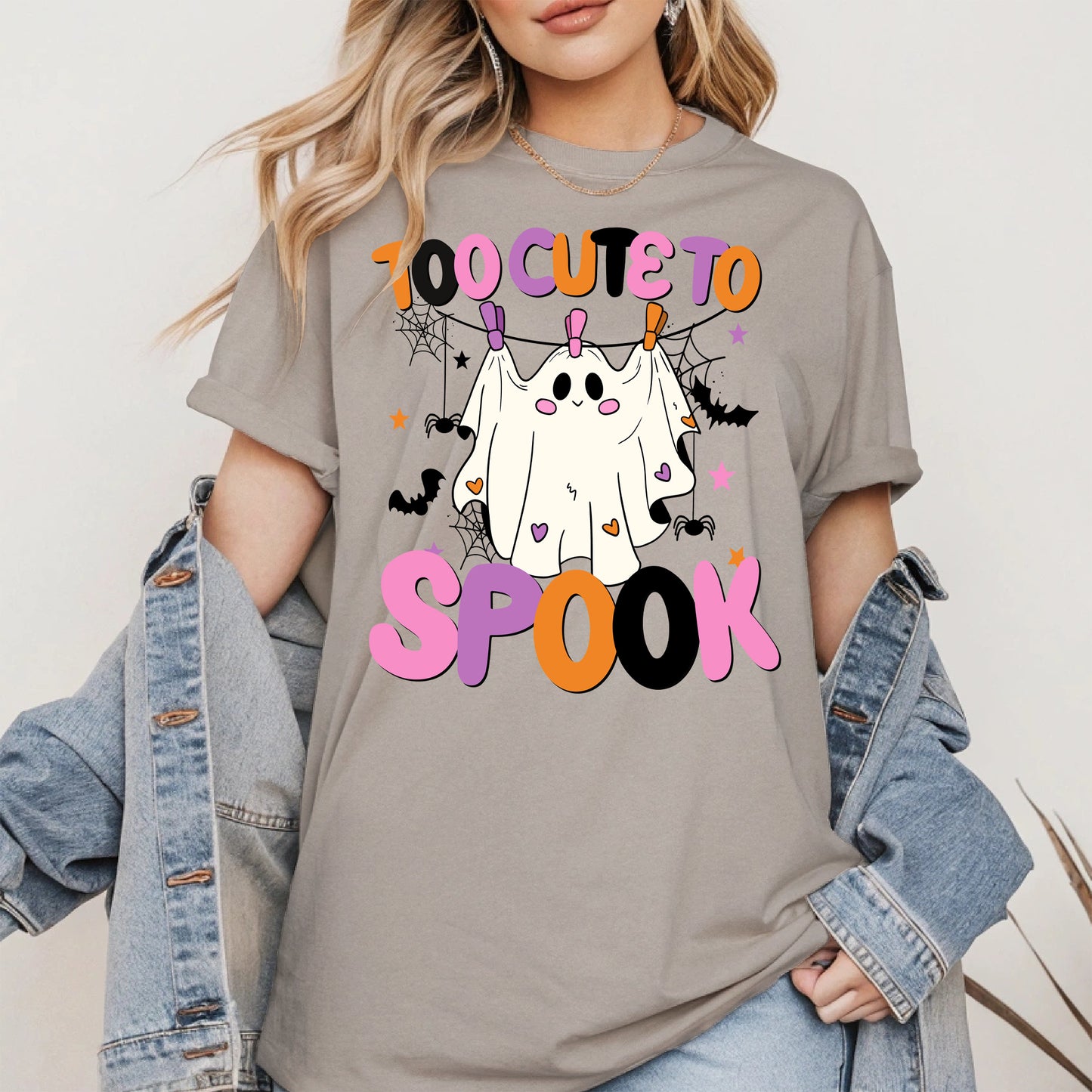 Too cute to spook halloween shirt