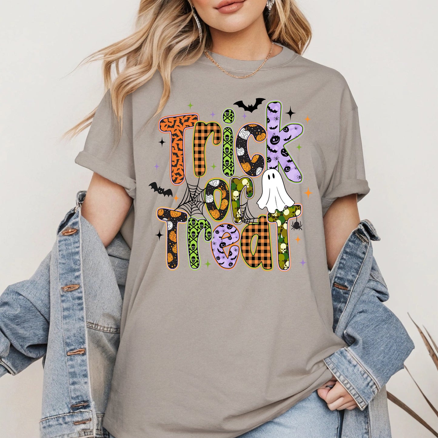Trick or treat halloween shirt