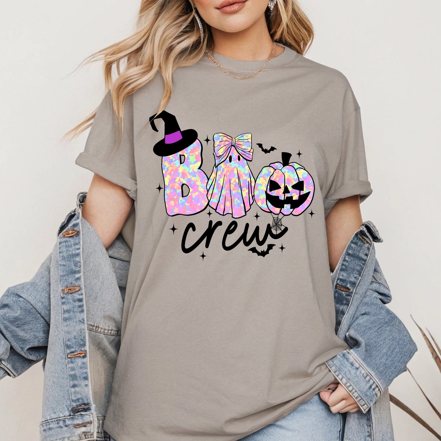 Boo Crew halloween shirt and hoodie