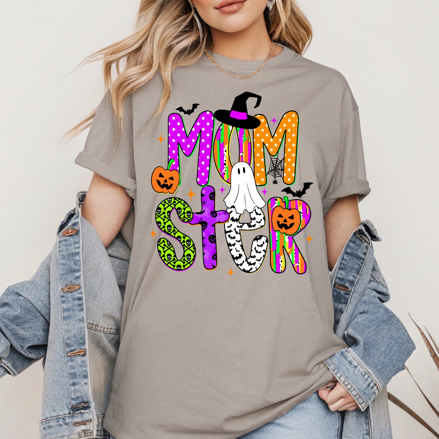 Momster halloween shirt and hoodie