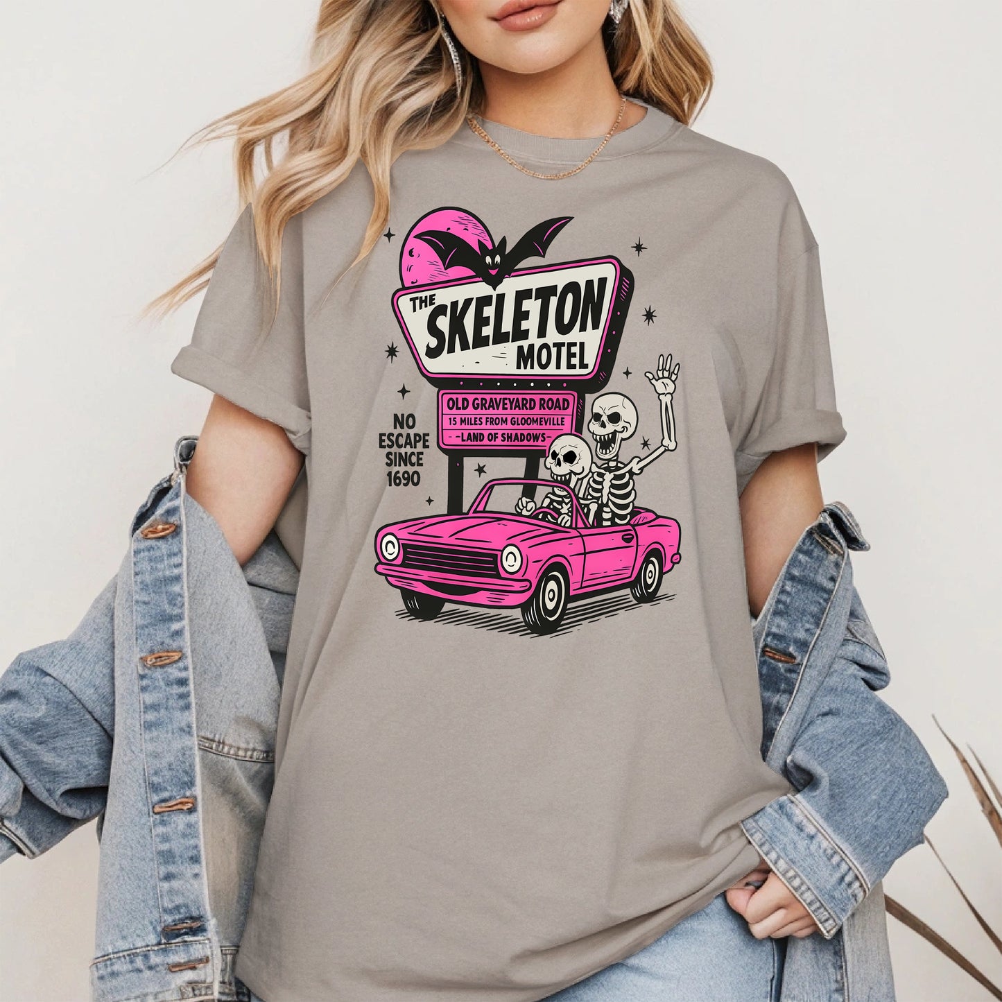 The Skeleton Hotel halloween shirt