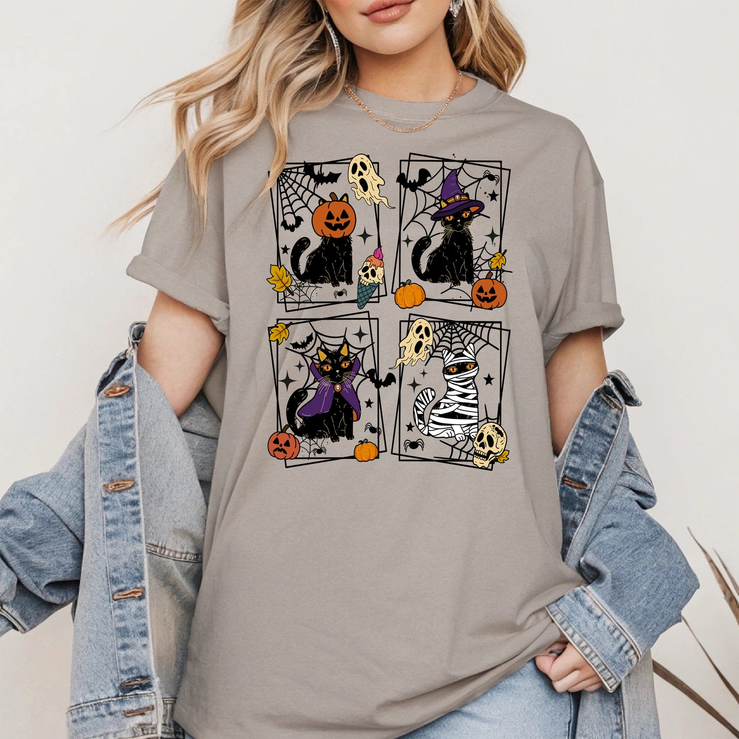 Black Cat Halloween shirt and hoodie