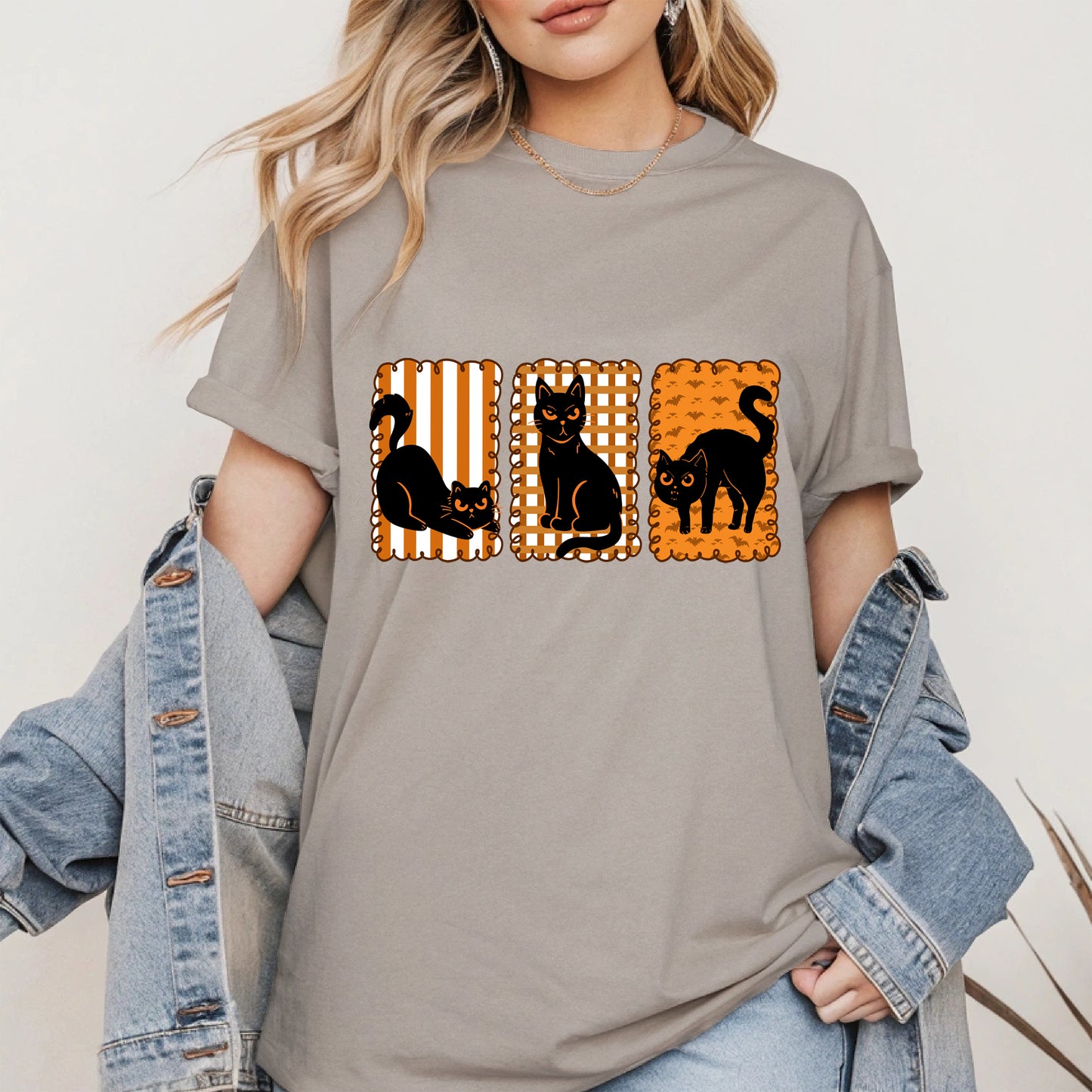 Black Cat Halloween shirt and sweatshirt