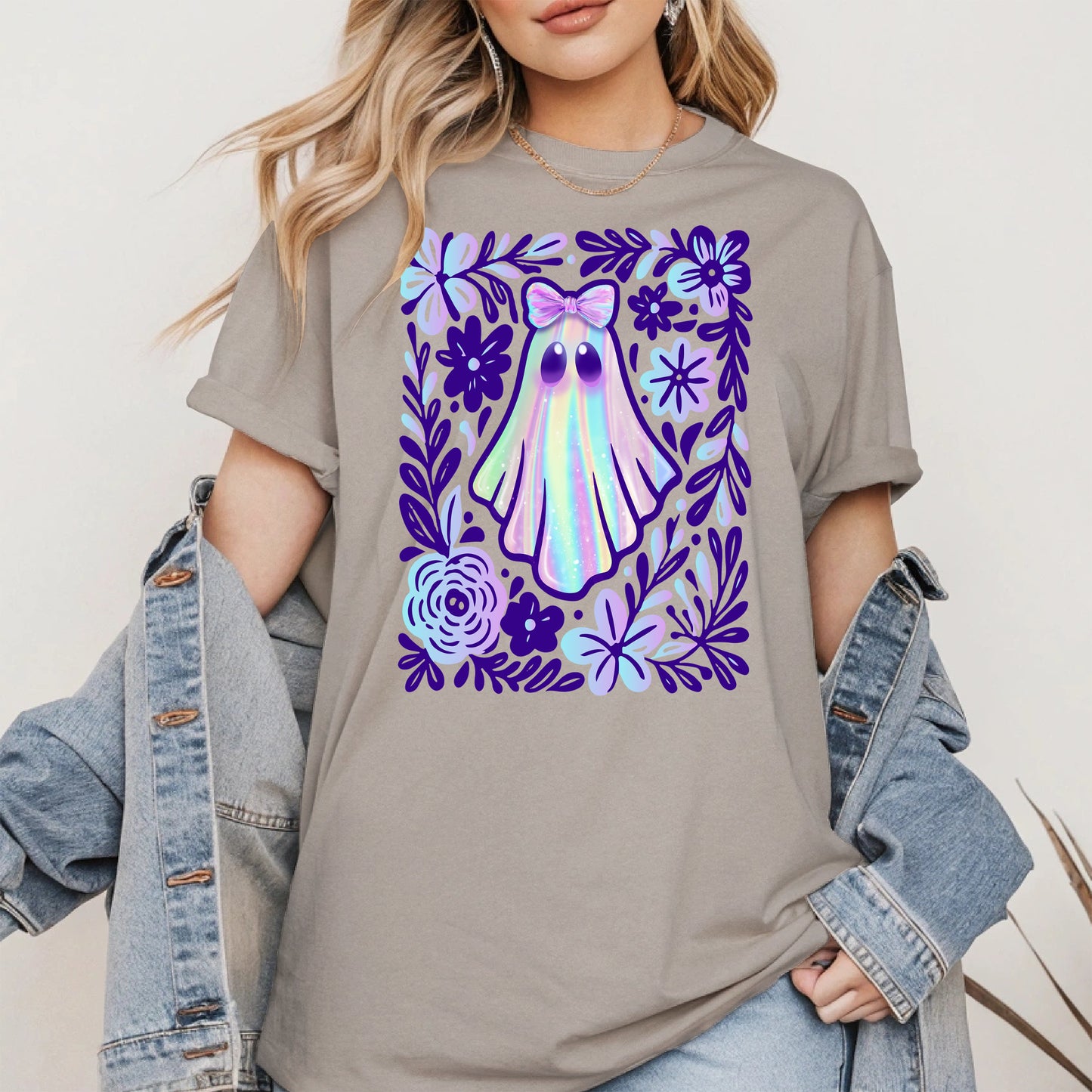 Iridescent Ghost halloween shirt