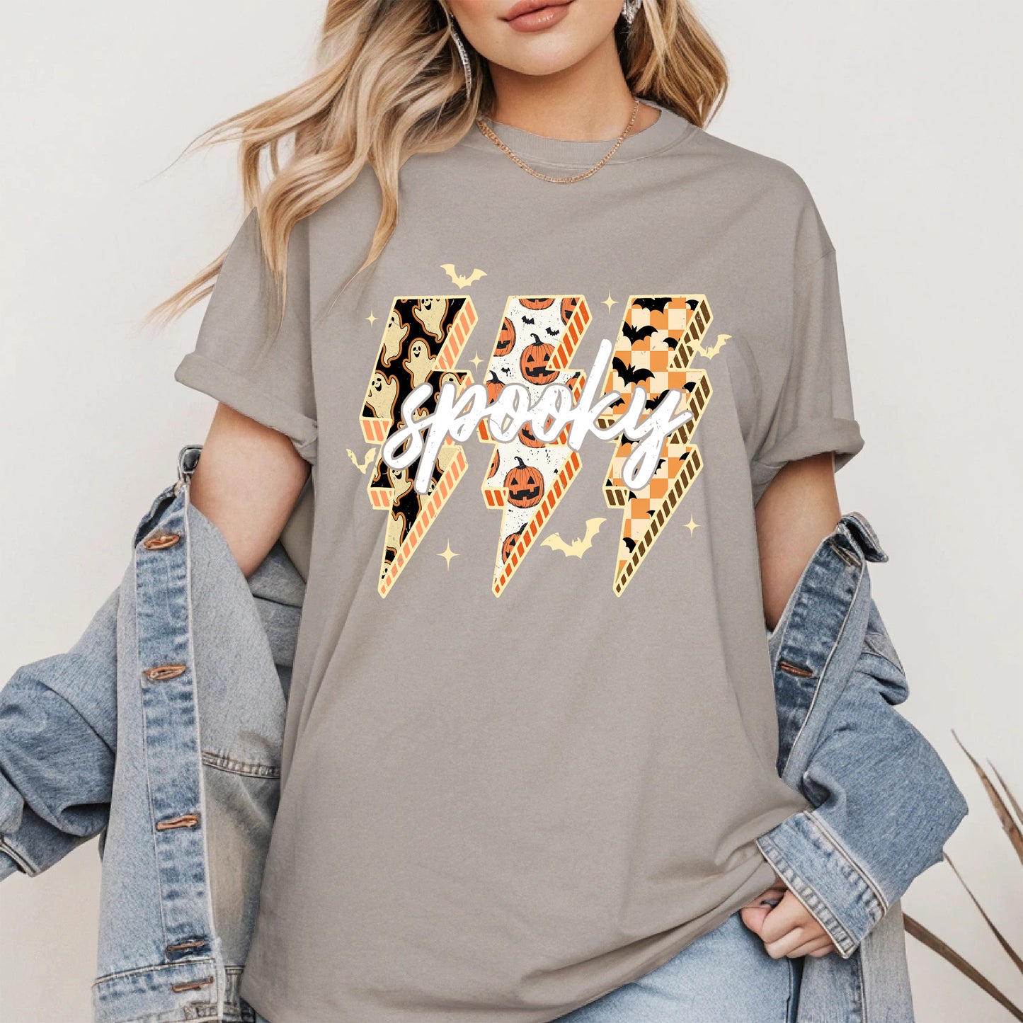 Spooky Lightning Bolt Halloween shirt