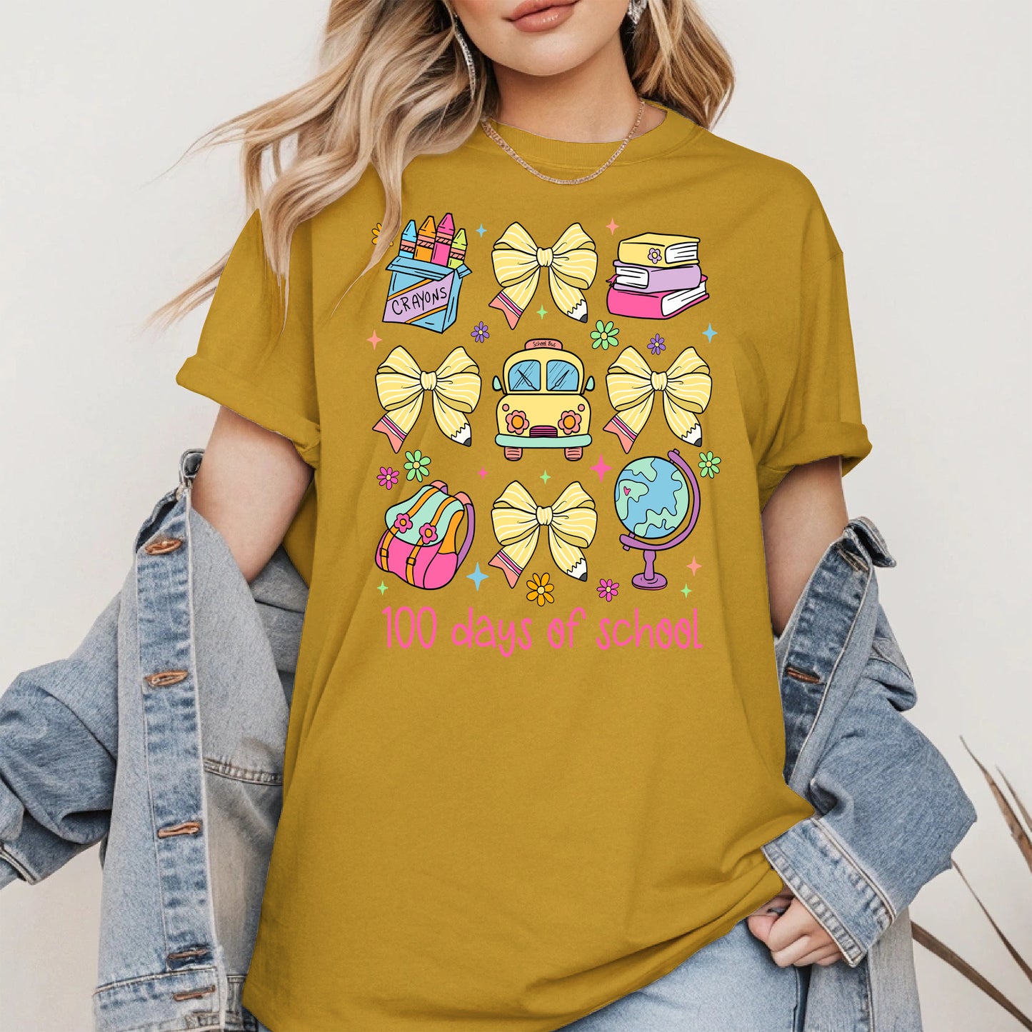 100 Days of School Coquette Shirt