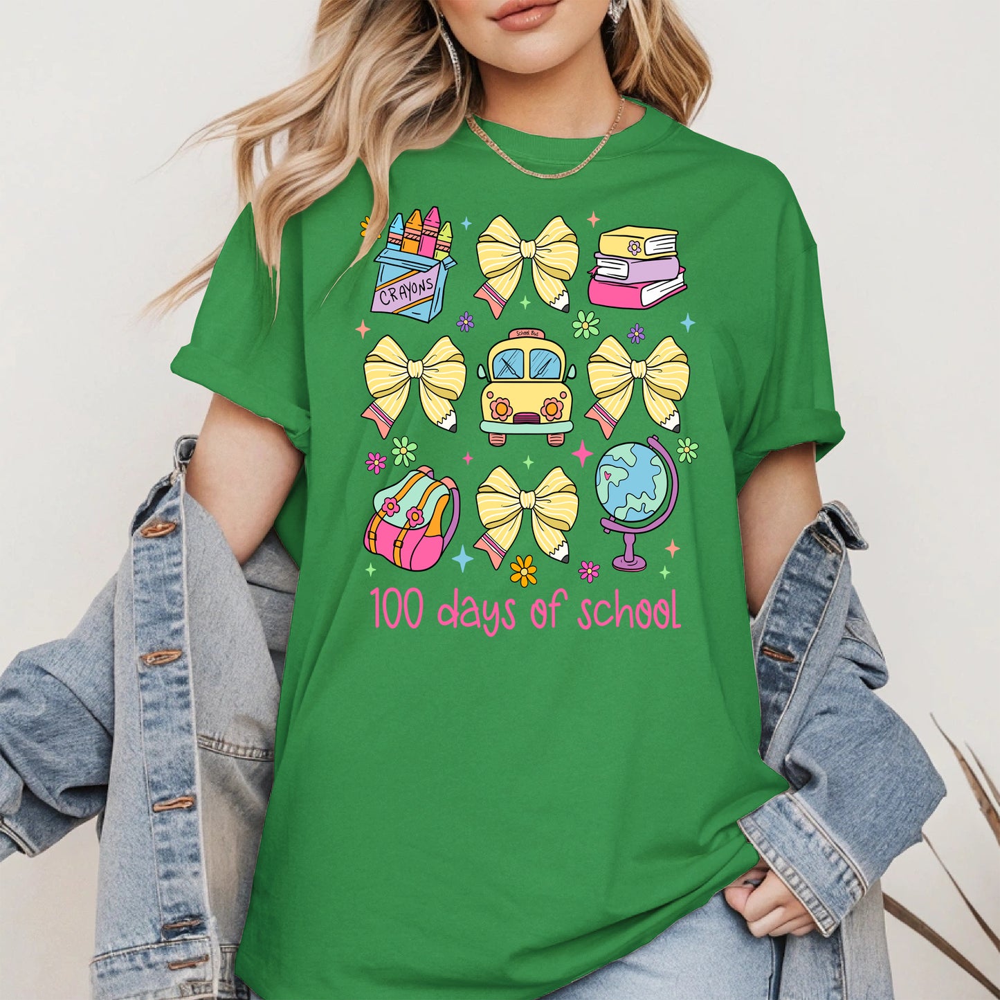 100 Days of School Coquette Shirt
