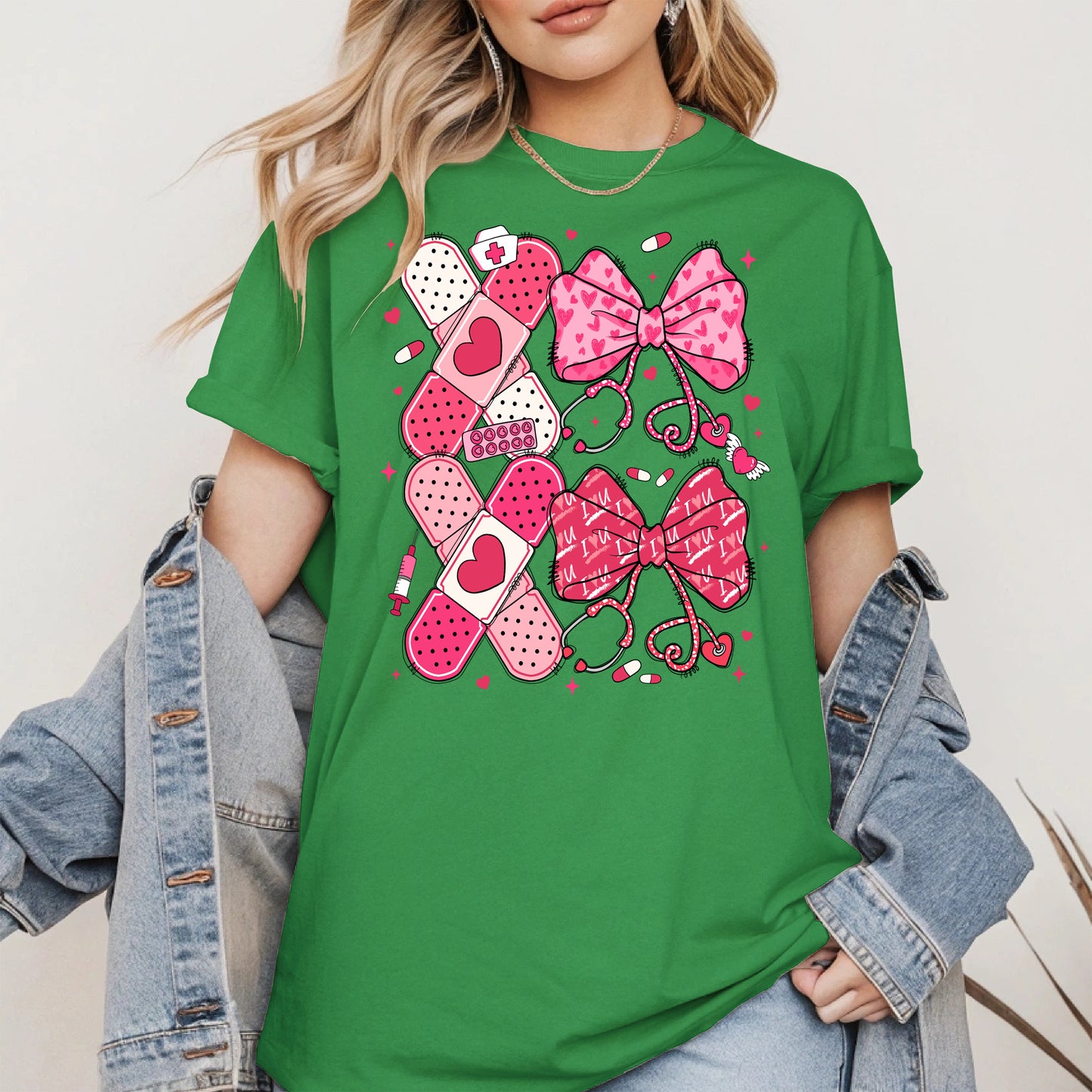 Cute Medical XOXO Nurse Valentine Shirt
