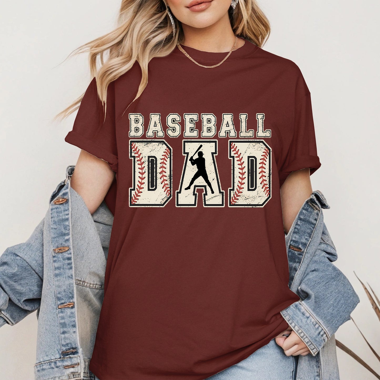 Classic Sports Tee for Proud Baseball Fathers