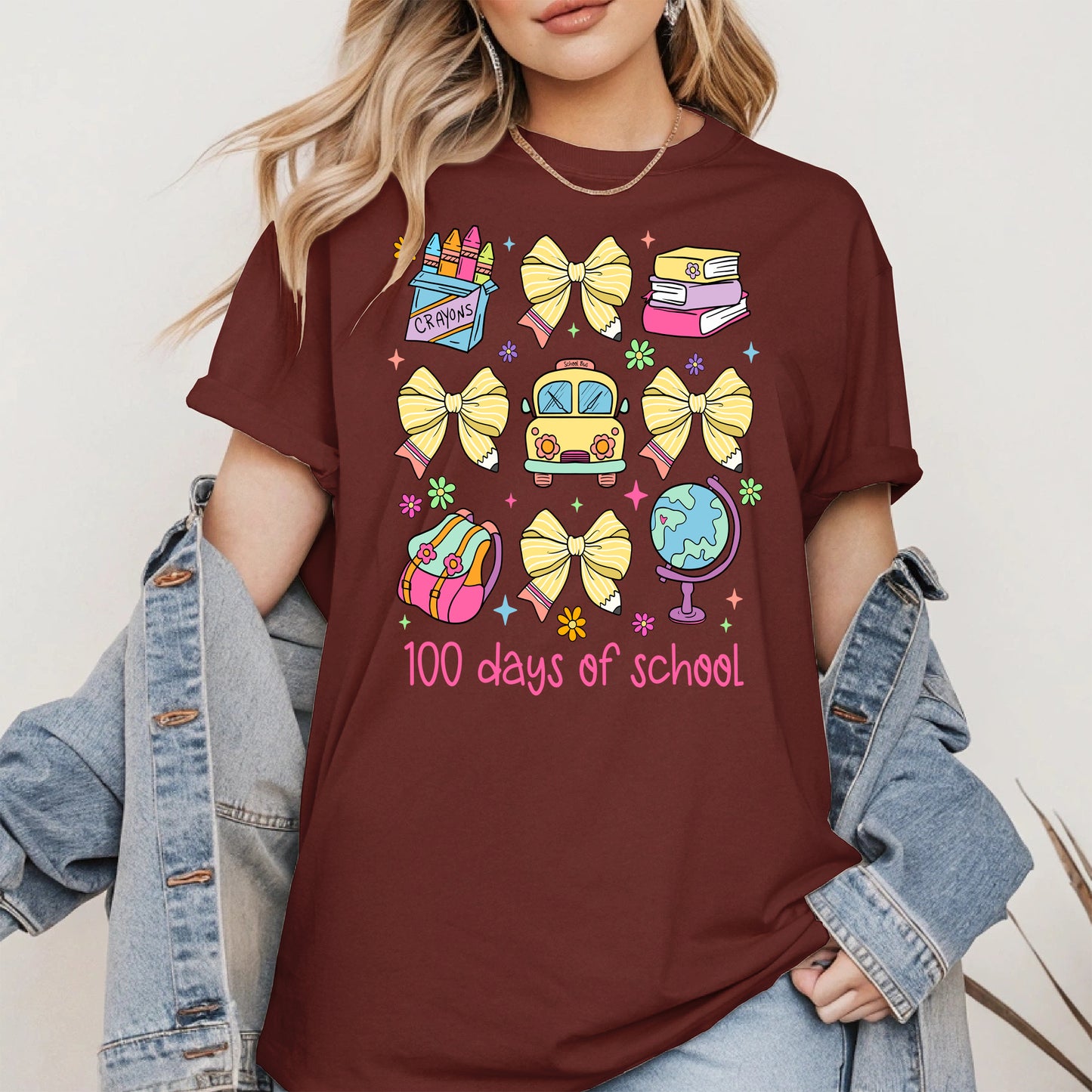 100 Days of School Coquette Shirt