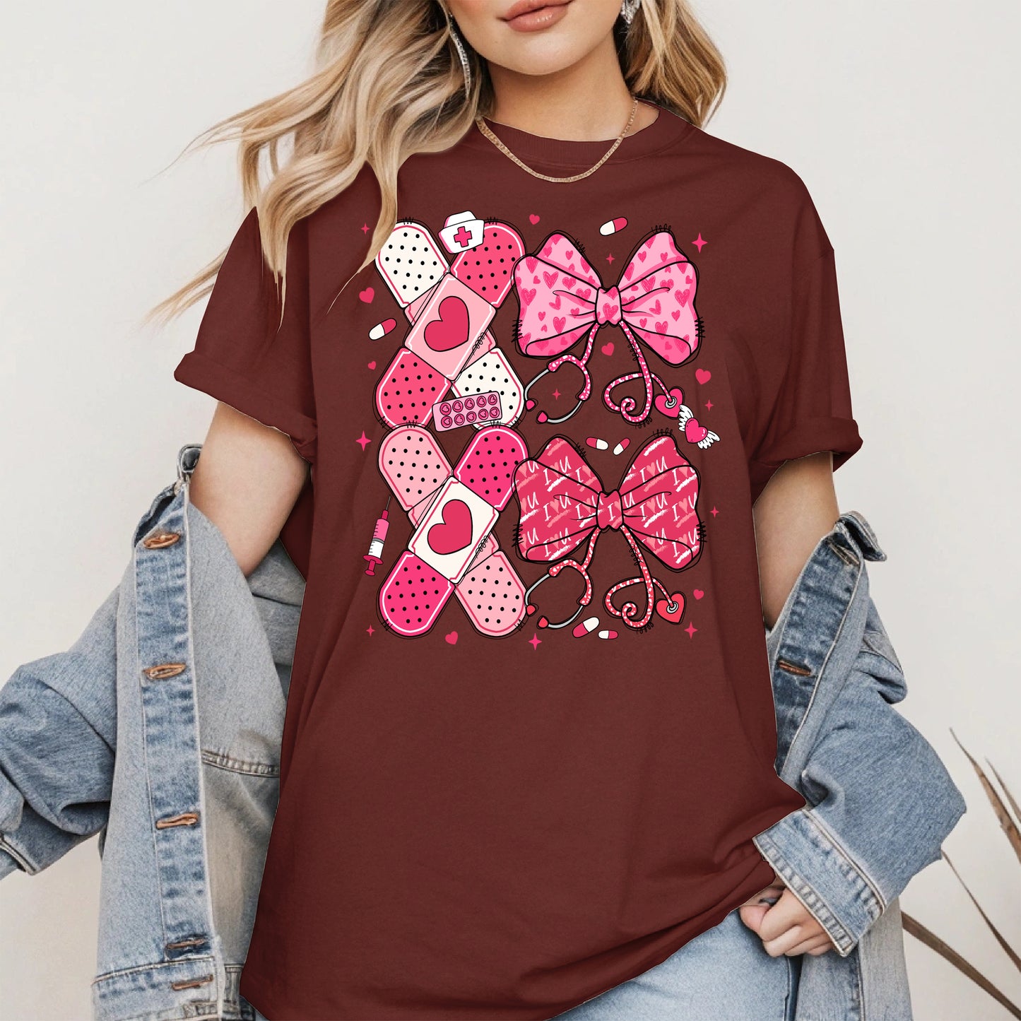 Cute Medical XOXO Nurse Valentine Shirt