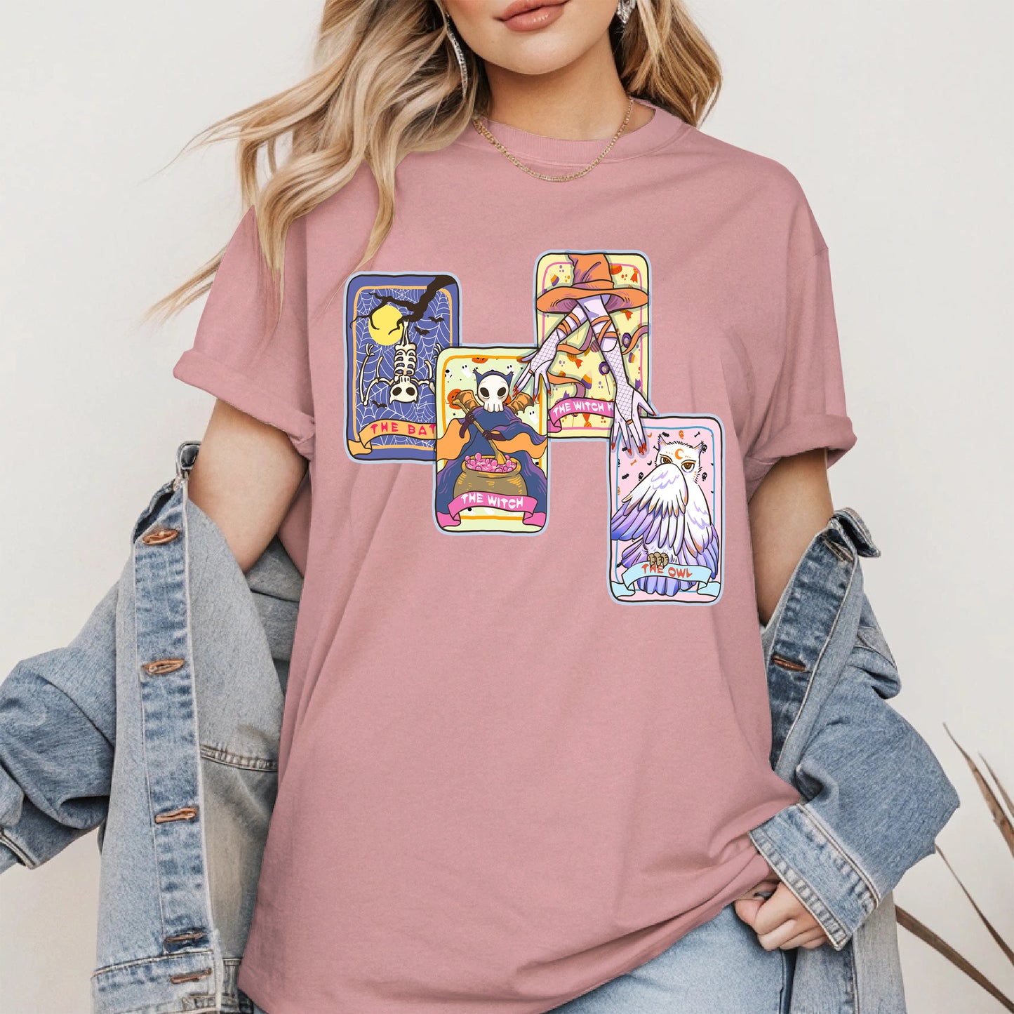 Halloween Tarot Card Trio Tee
