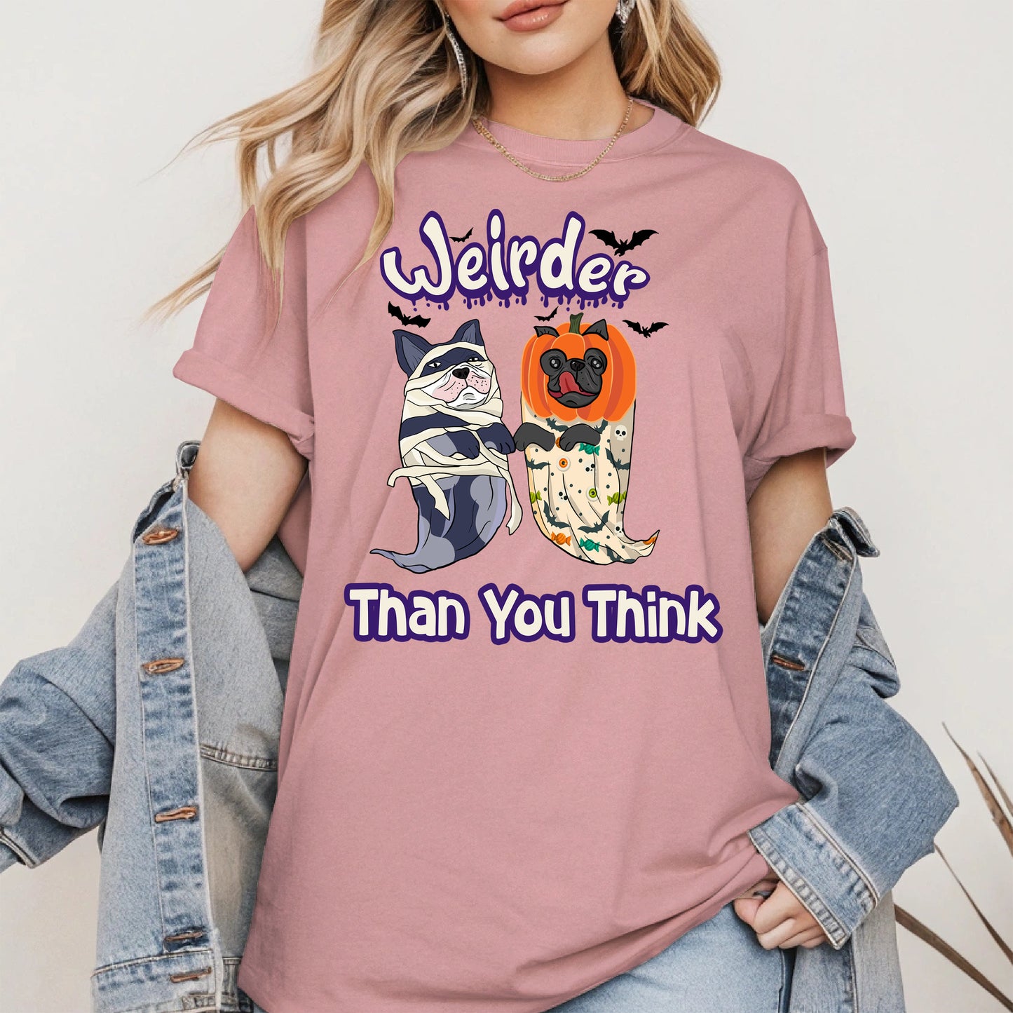 Weirder Than You Think Dog Ghost Tee