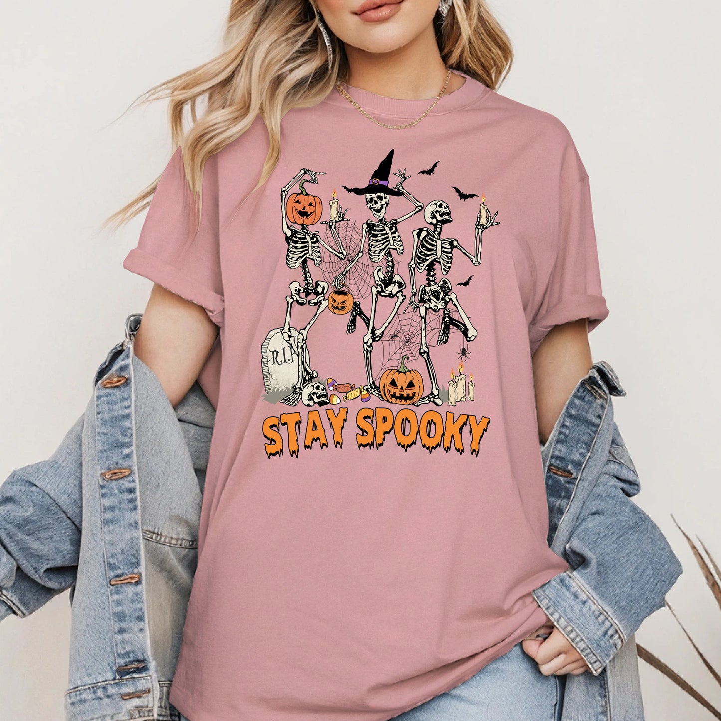 Dancing Skeleton Stay Spooky Shirt