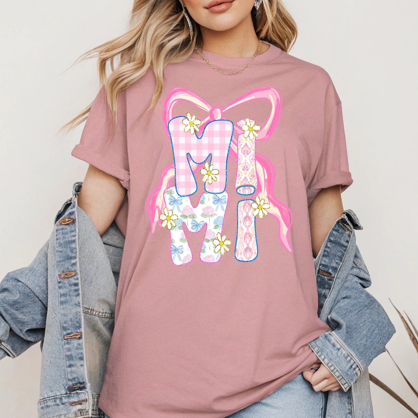 Cute MIMI Shirt Mother Tee Hoodie Sweatshirt Gift for Grandma
