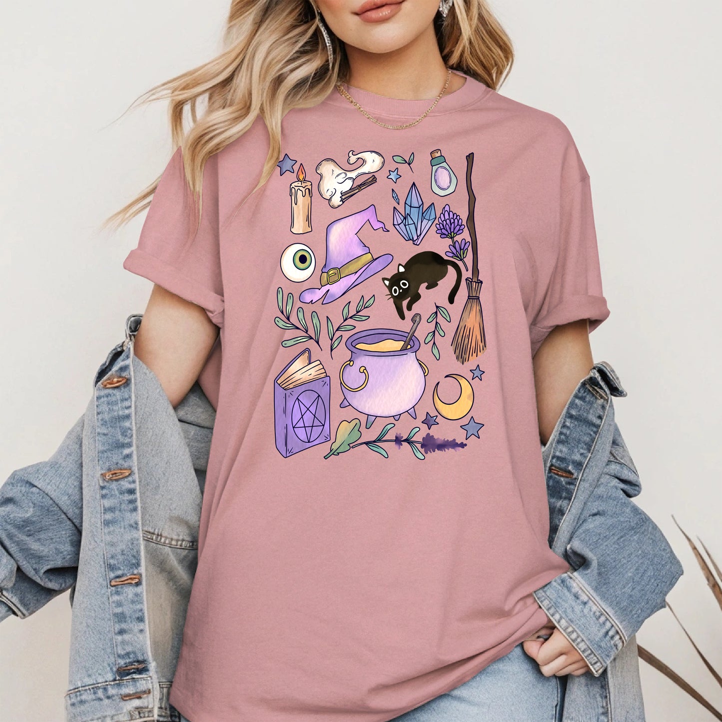 Witchy Aesthetic Halloween Shirt