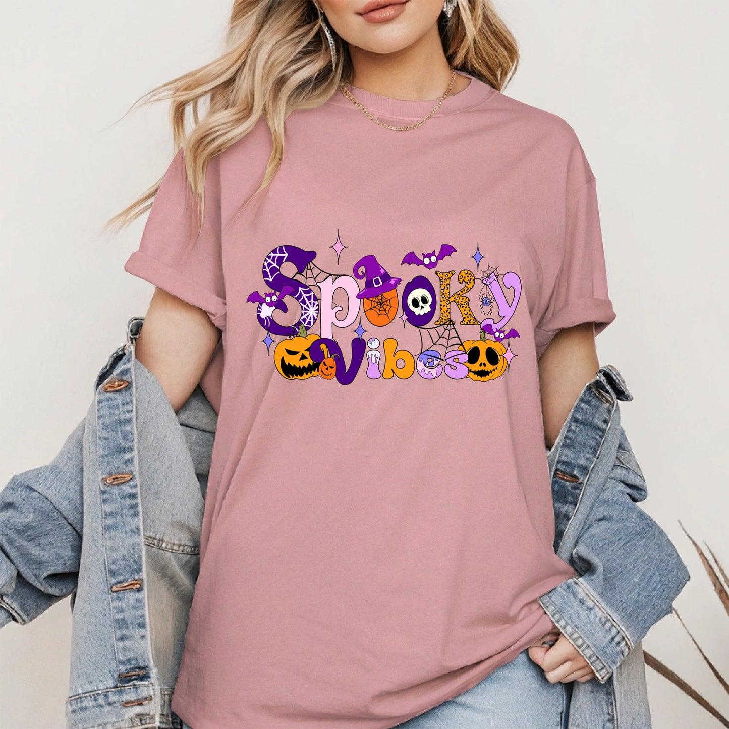 Spooky Vibes Halloween Sweatshirt