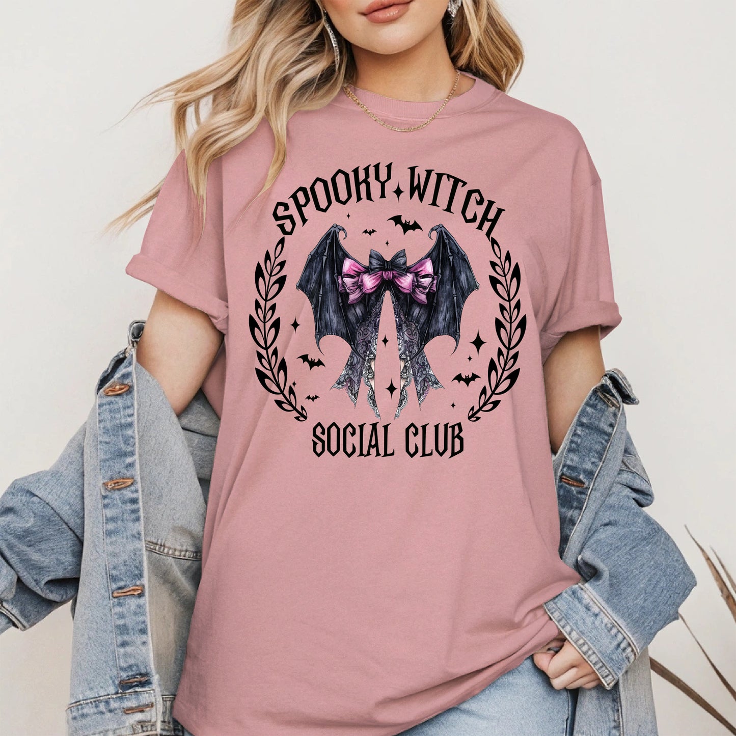 Spooky Witch Social Club Shirt