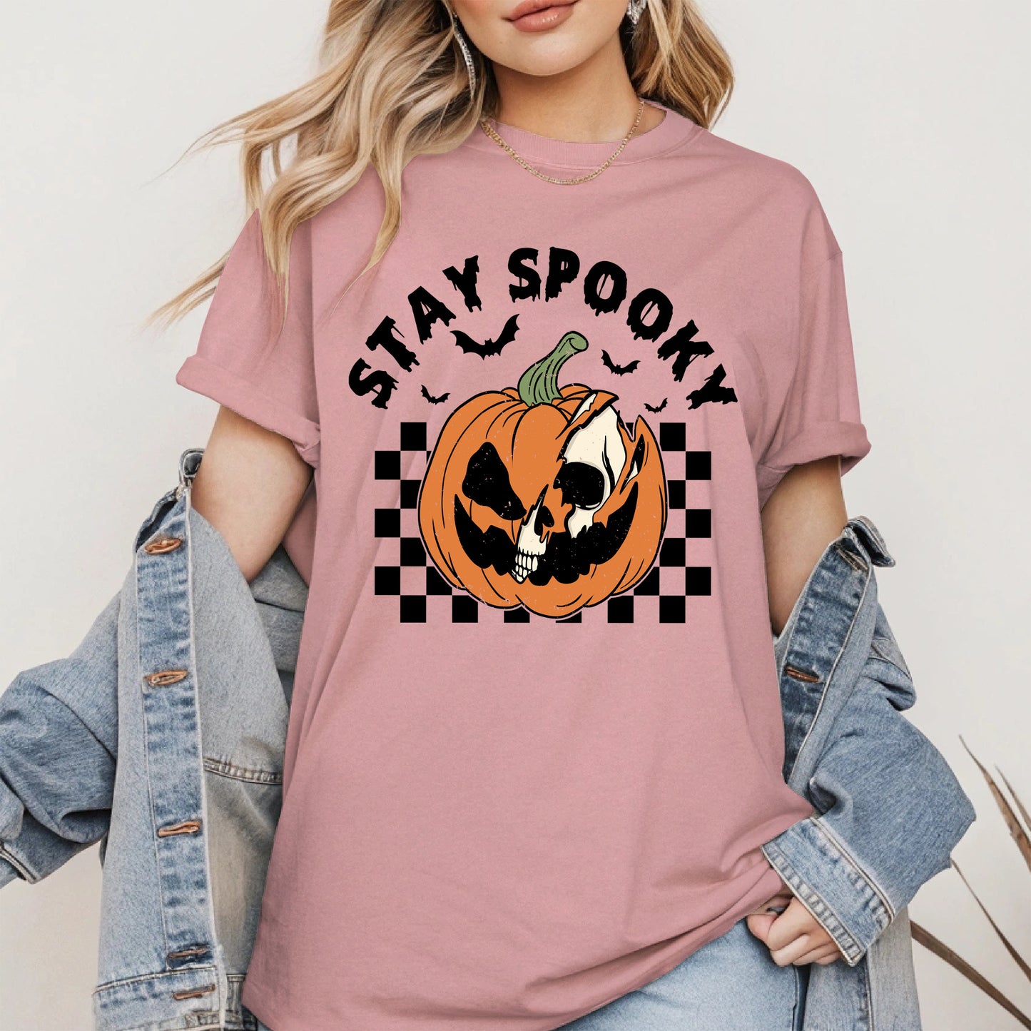 Creepy Skull Pumpkin Halloween Shirt