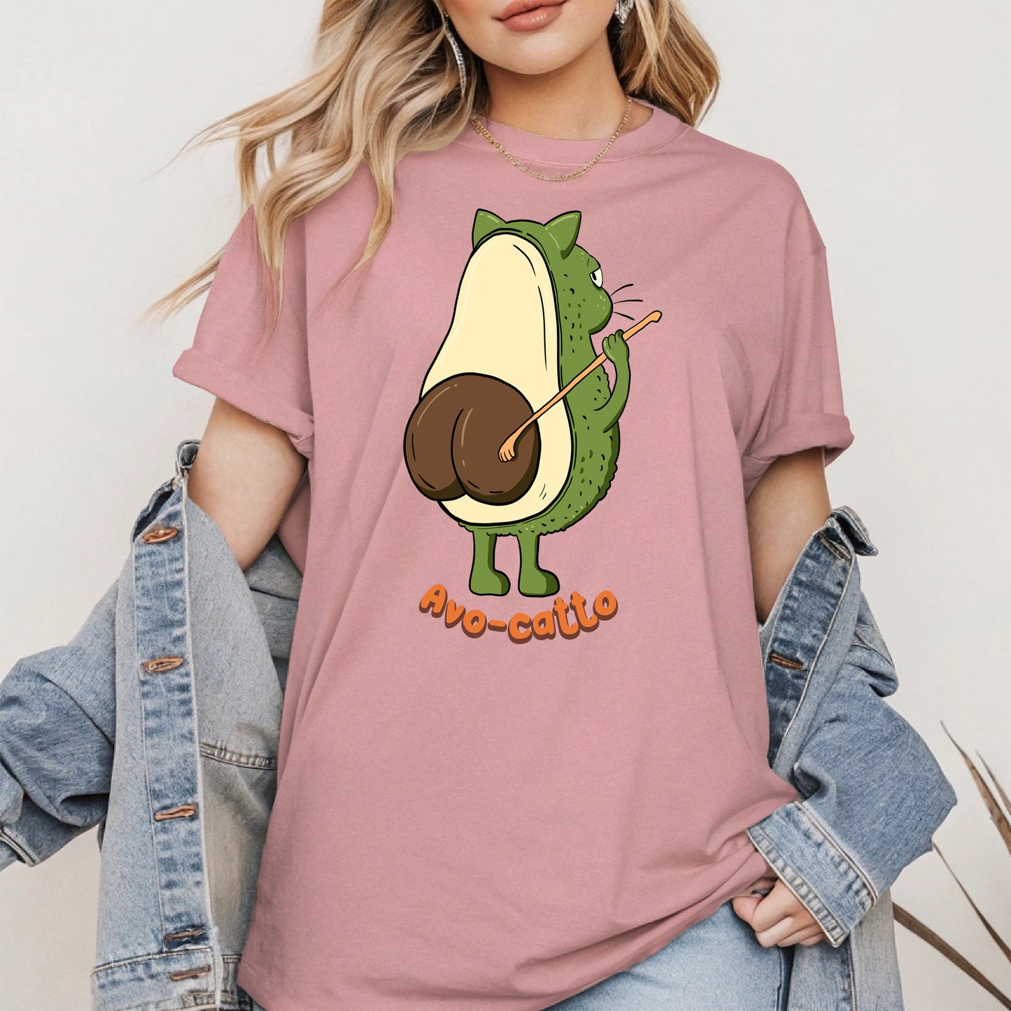 Avo-catto Shirt Hoodie Sweatshirt
