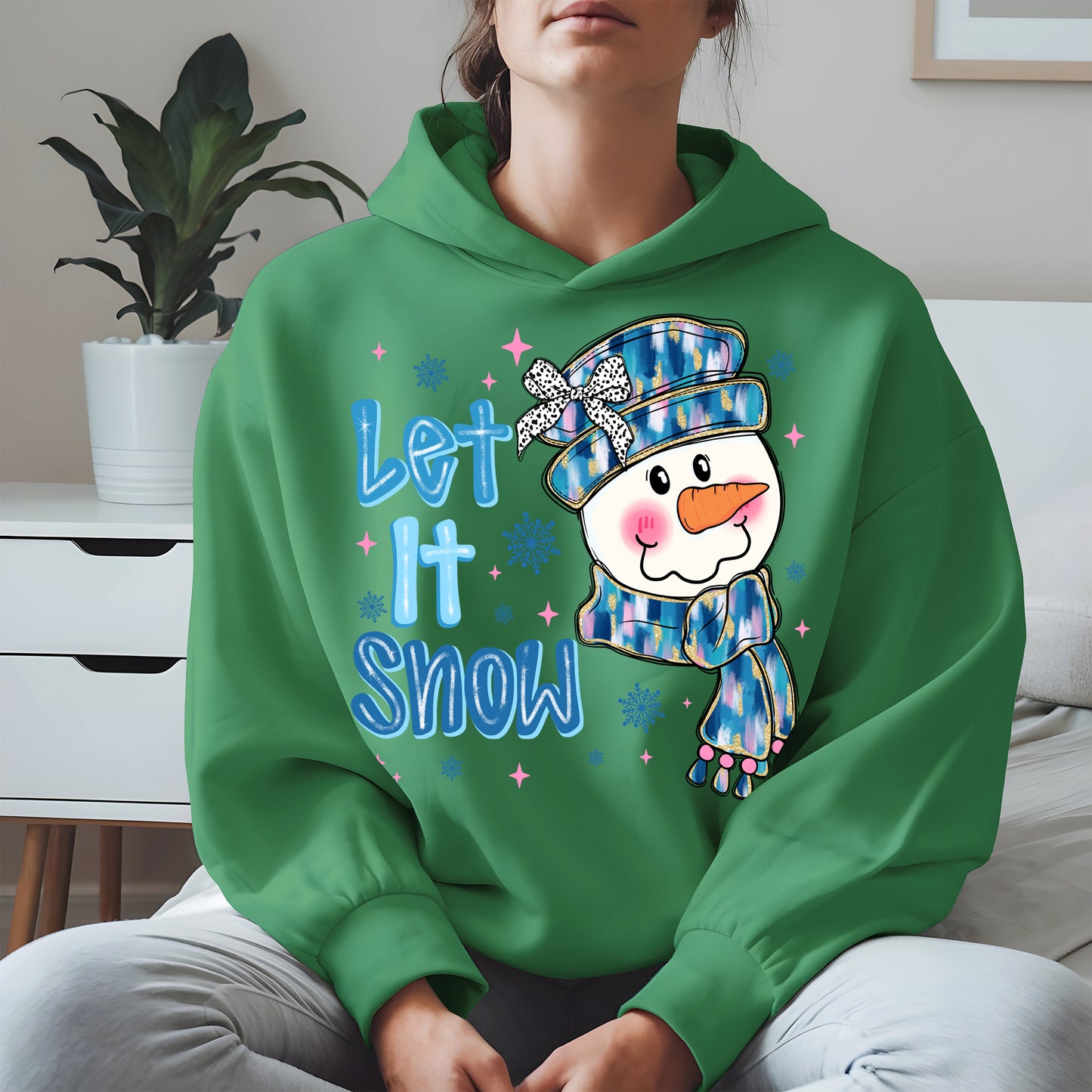 Cute Snowman Face Christmas Shirt