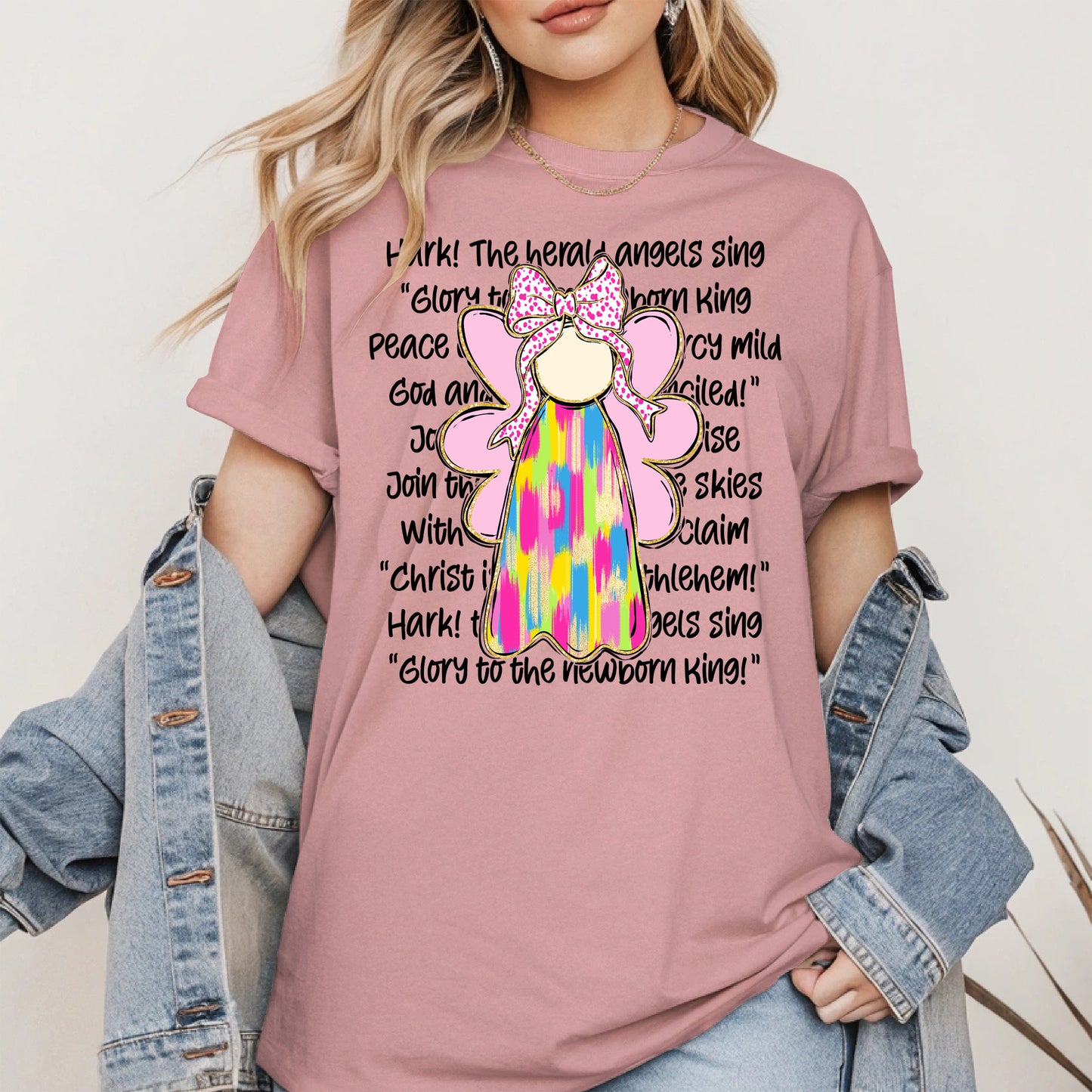 Colorful Angel Christmas Shirt