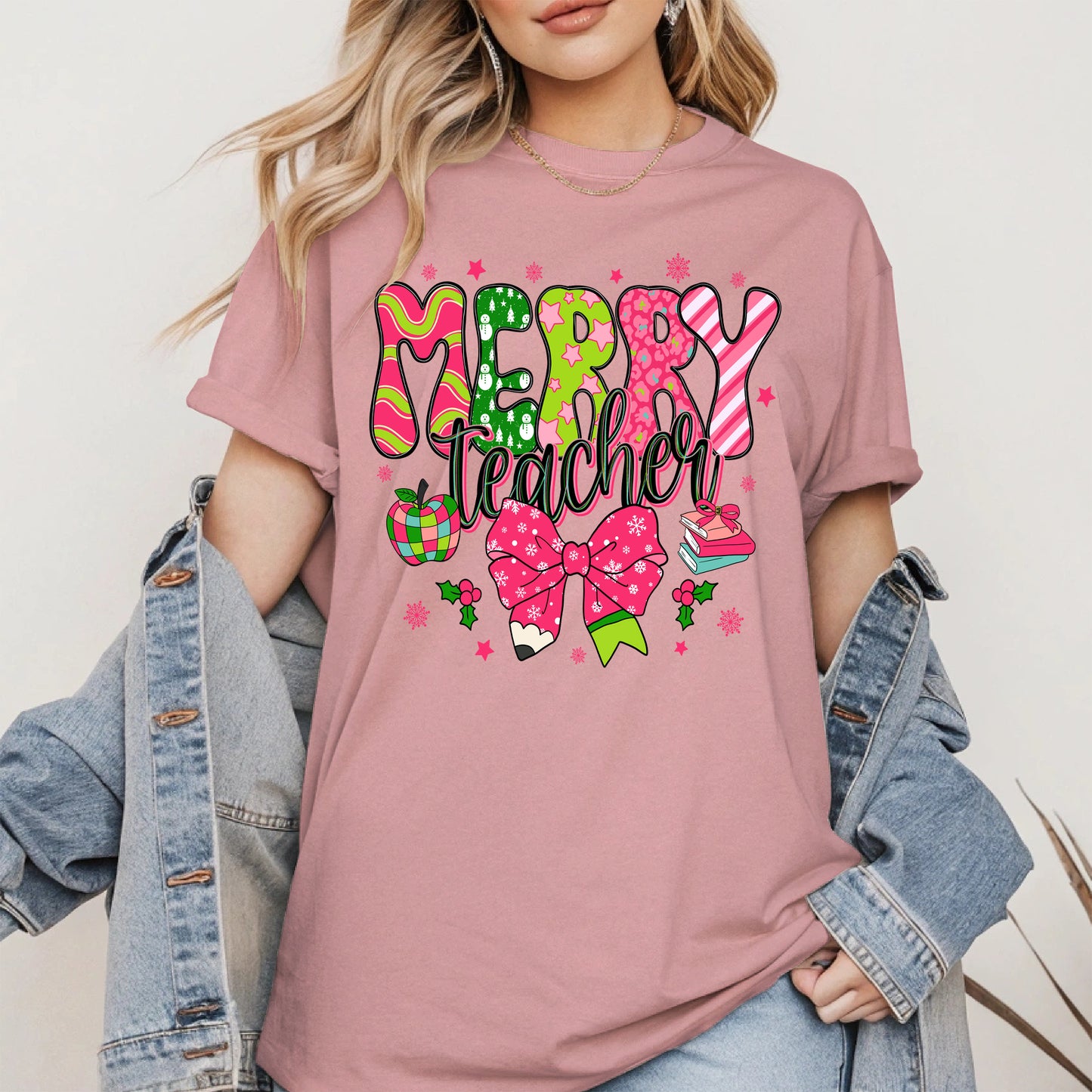 Merry Teacher Christmas Shirt