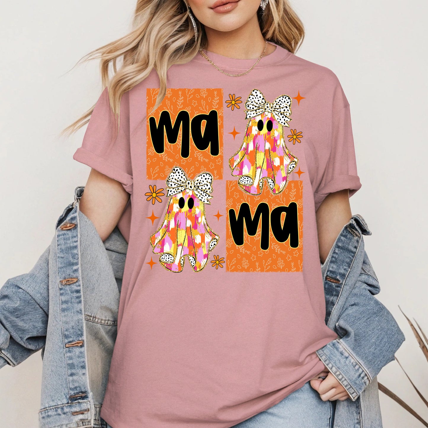 Mama Boo Ghost halloween shirt