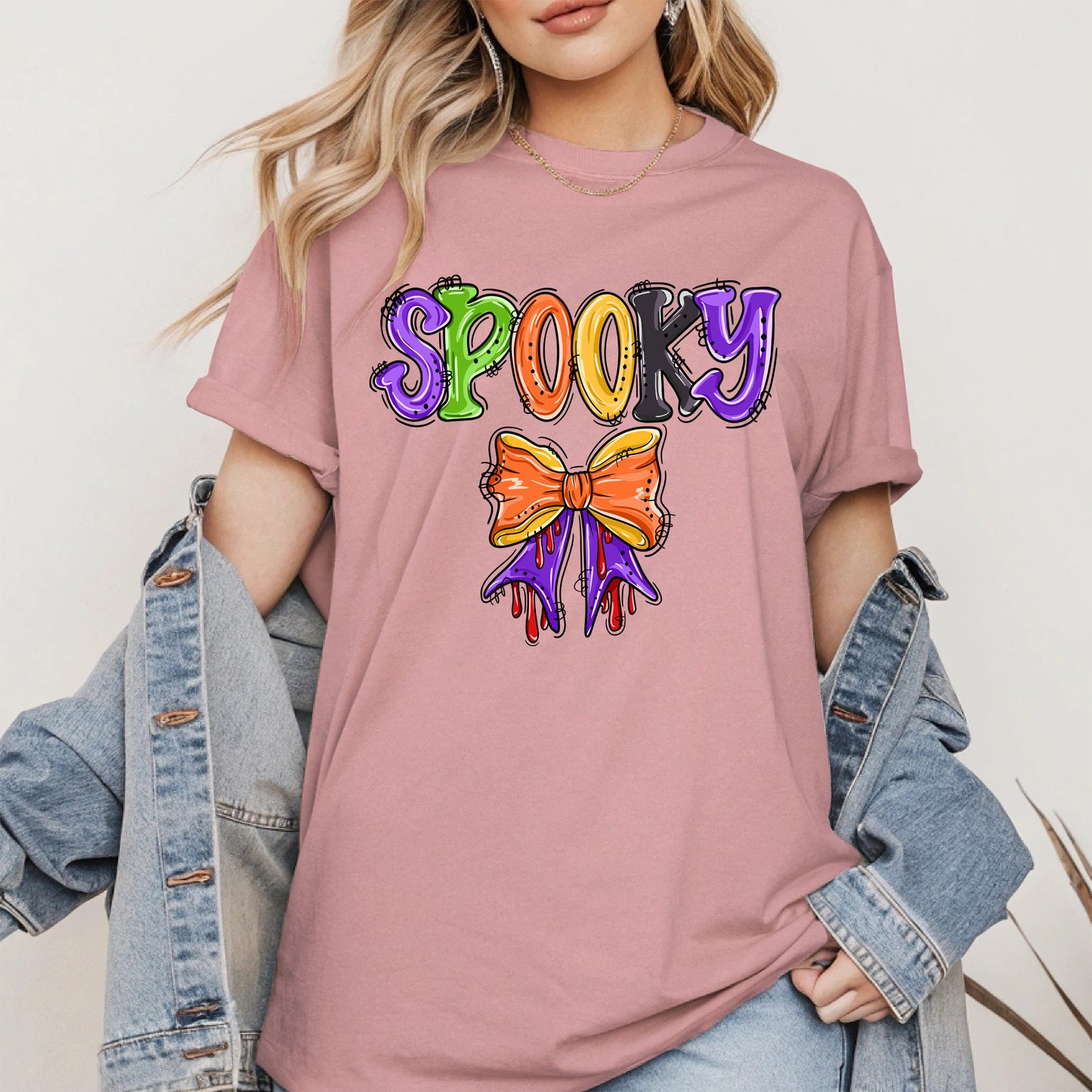 Spooky Letter Hand-drawing shirt