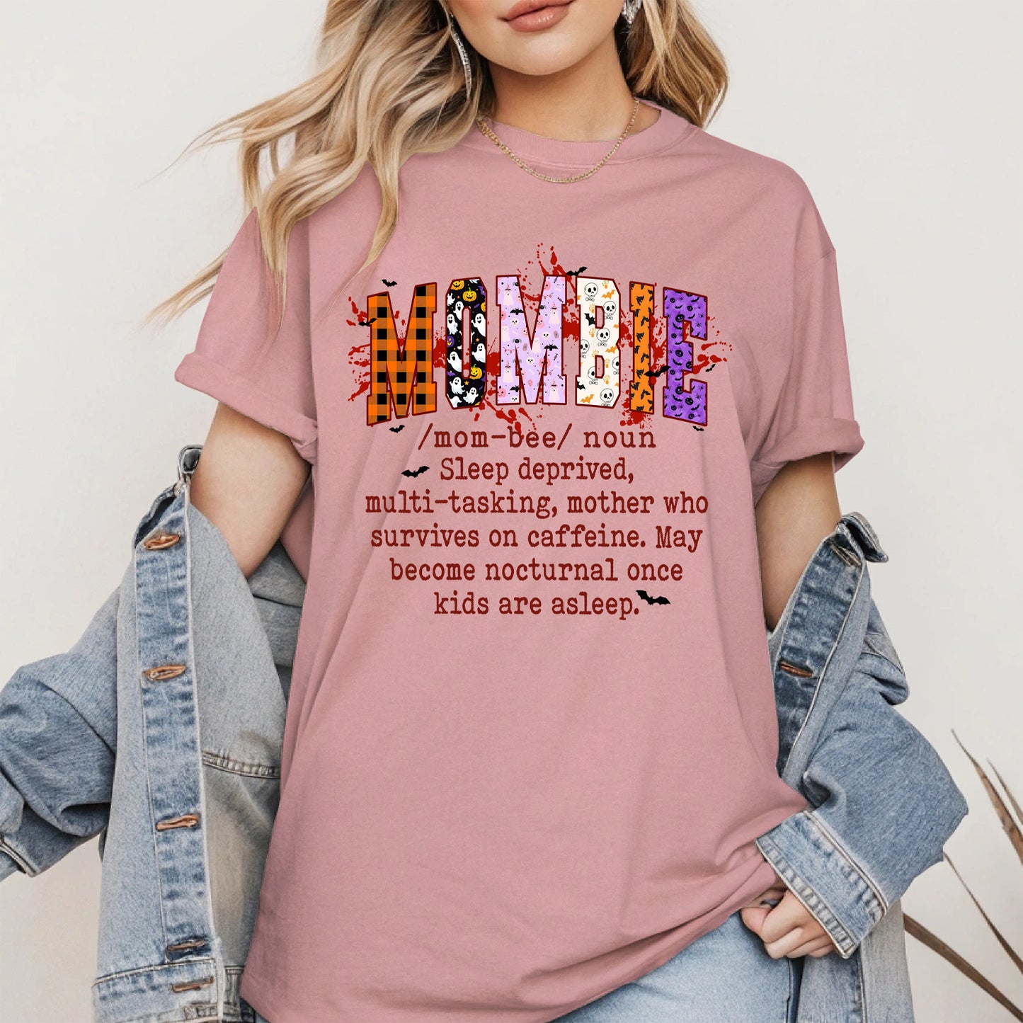 MOMBIE Halloween shirt and hoodie