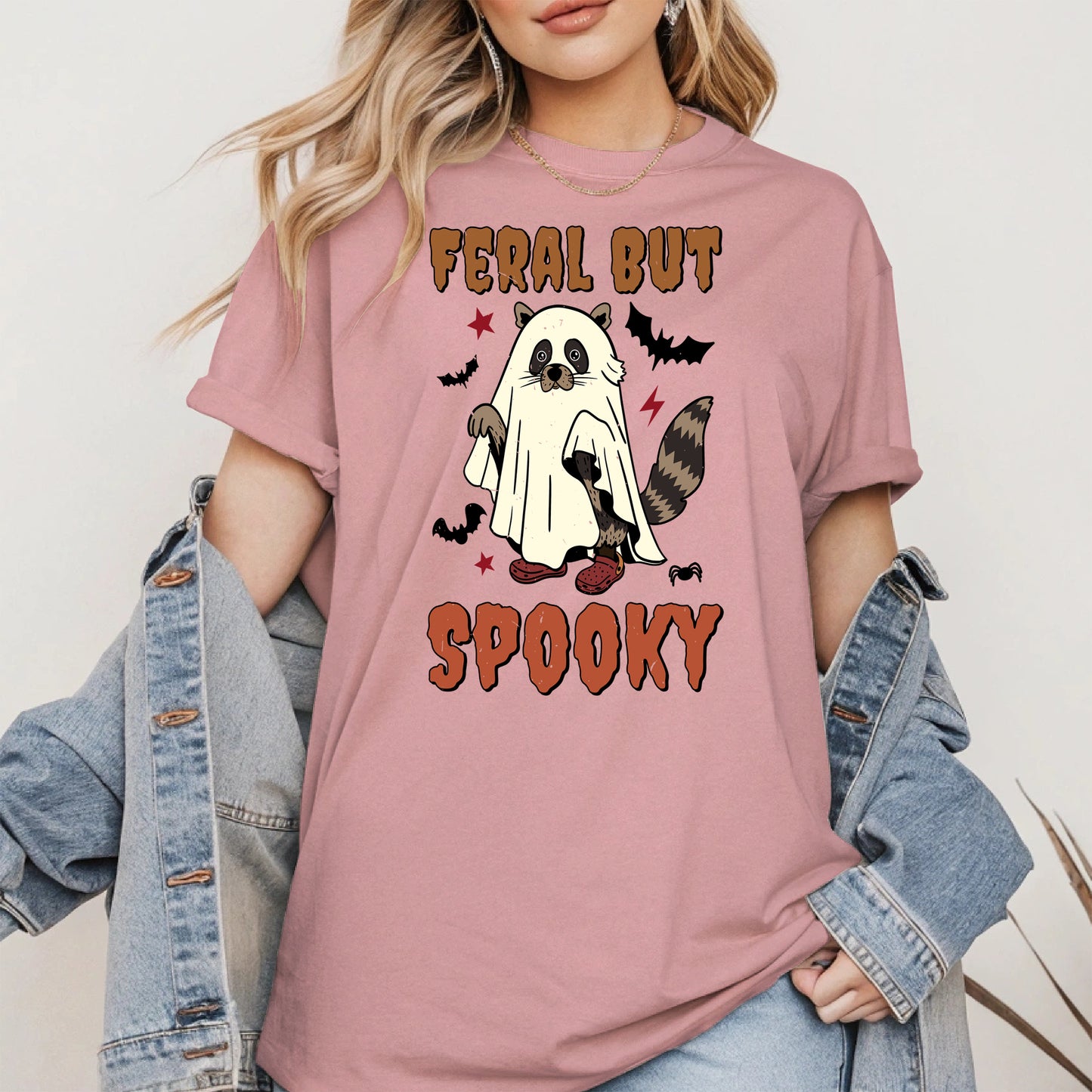 Feral But Spooky halloween shirt