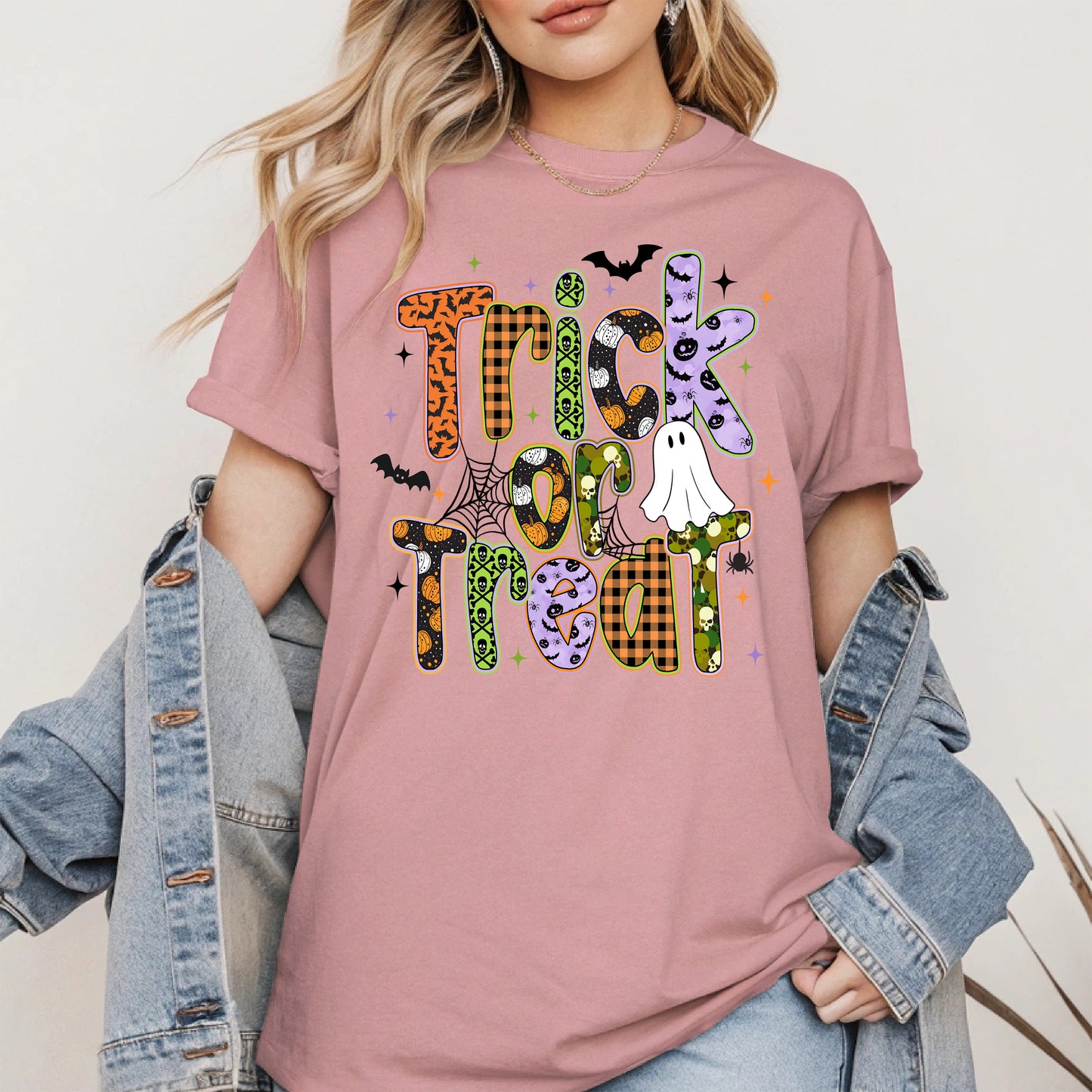 Trick or treat halloween shirt