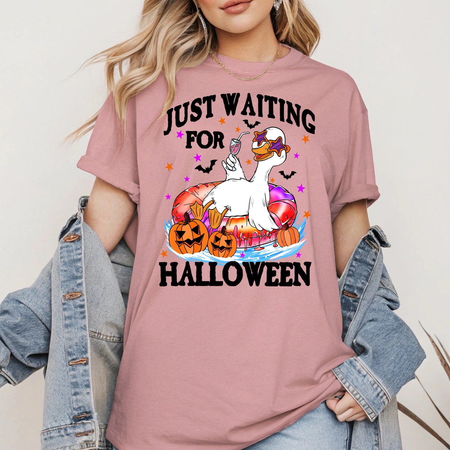 Just waiting for Halloween halloween shirt