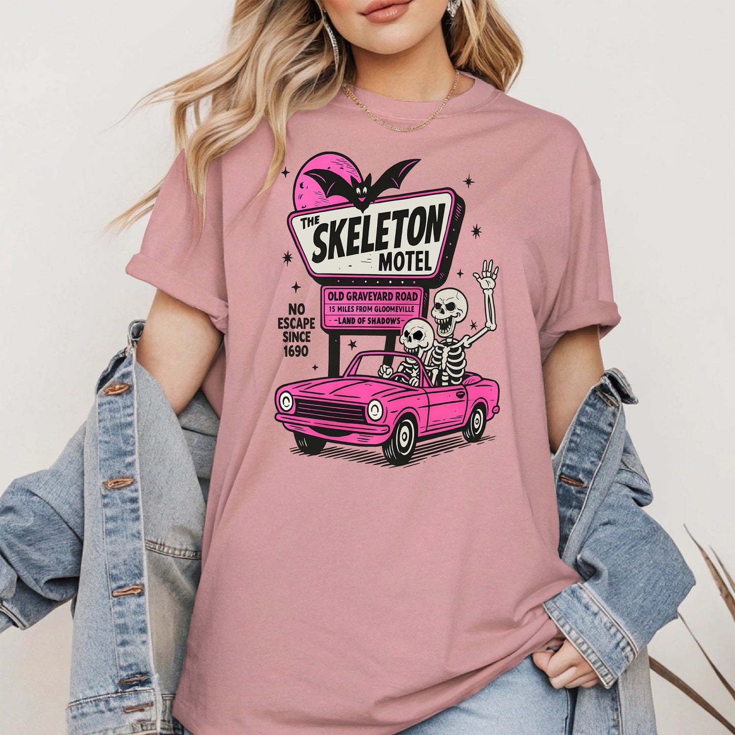 The Skeleton Hotel halloween shirt