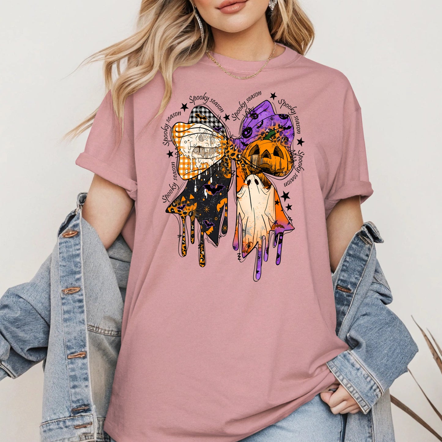 Halloween Coquette Bow shirt and hoodie