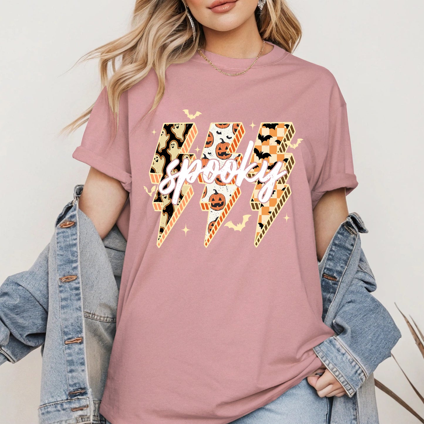 Spooky Lightning Bolt Halloween shirt