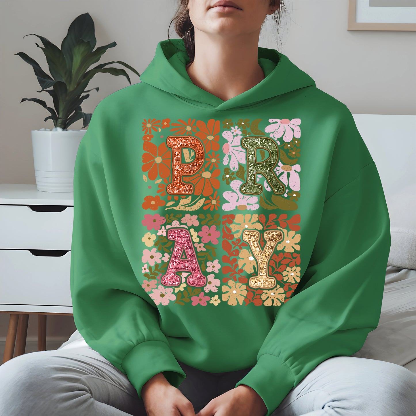 Retro Floral Faith Fall Christian Shirt