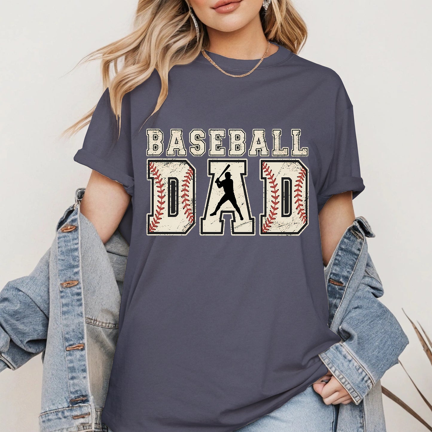 Classic Sports Tee for Proud Baseball Fathers