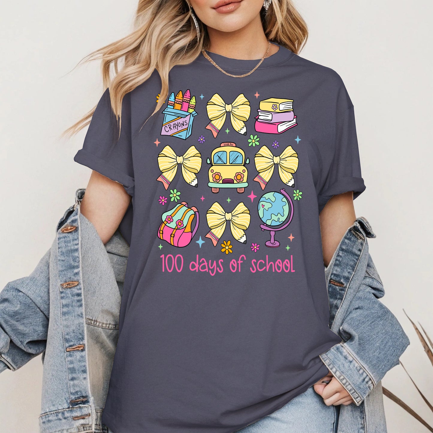 100 Days of School Coquette Shirt