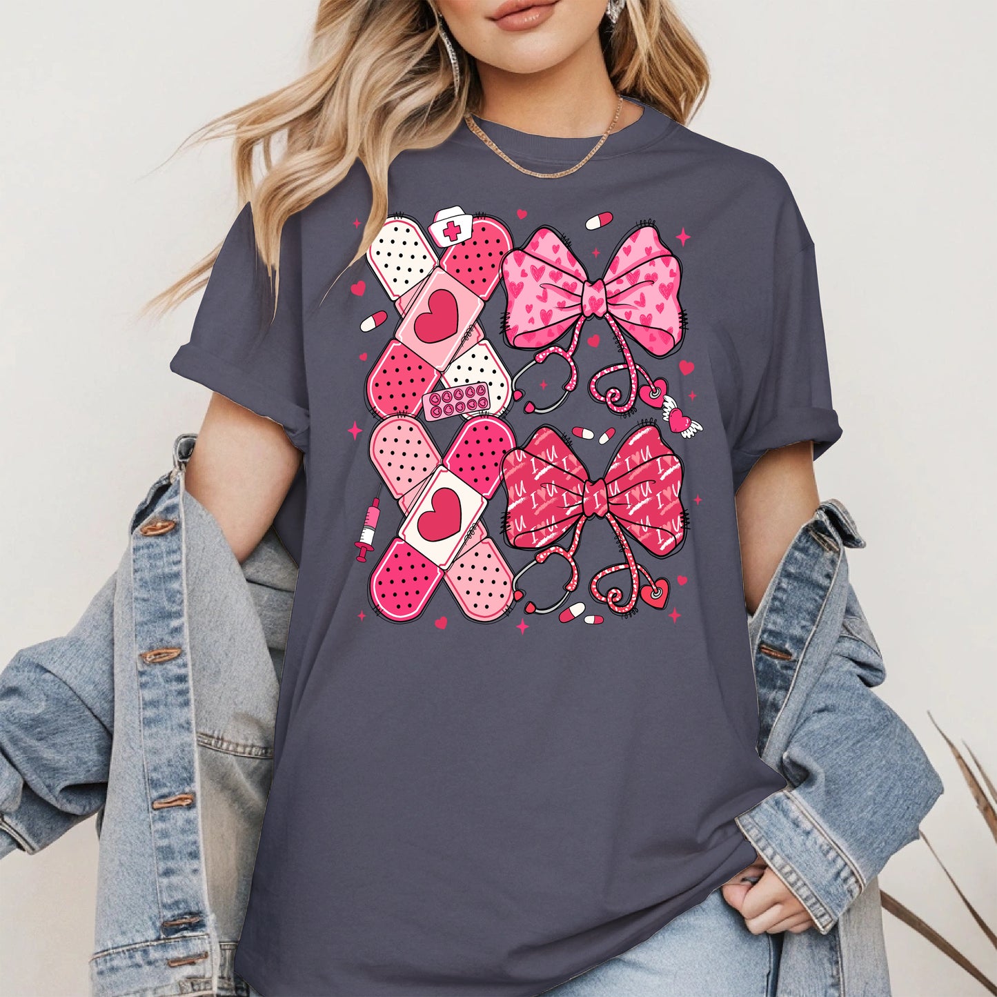 Cute Medical XOXO Nurse Valentine Shirt