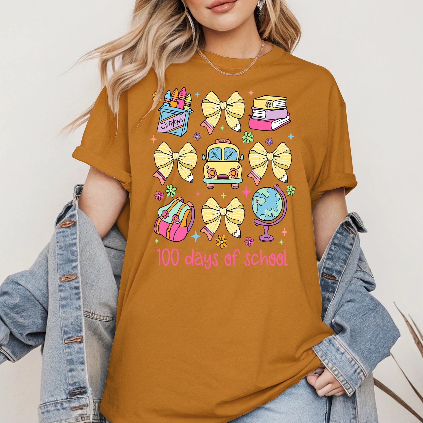 100 Days of School Coquette Shirt