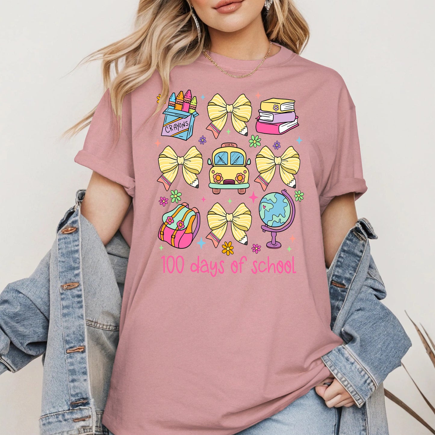 100 Days of School Coquette Shirt