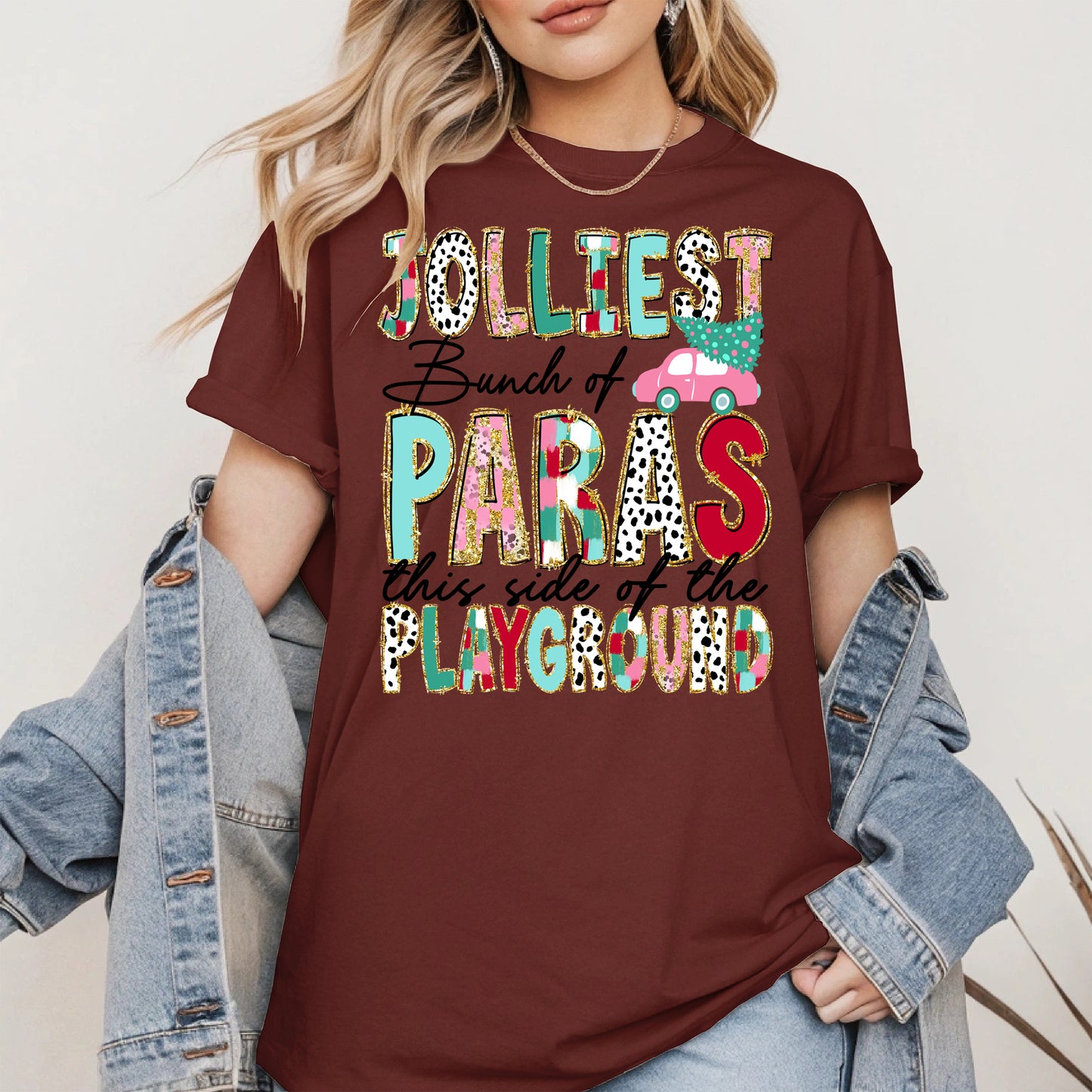 Jolliest Bunch of Teachers Christmas Shirt