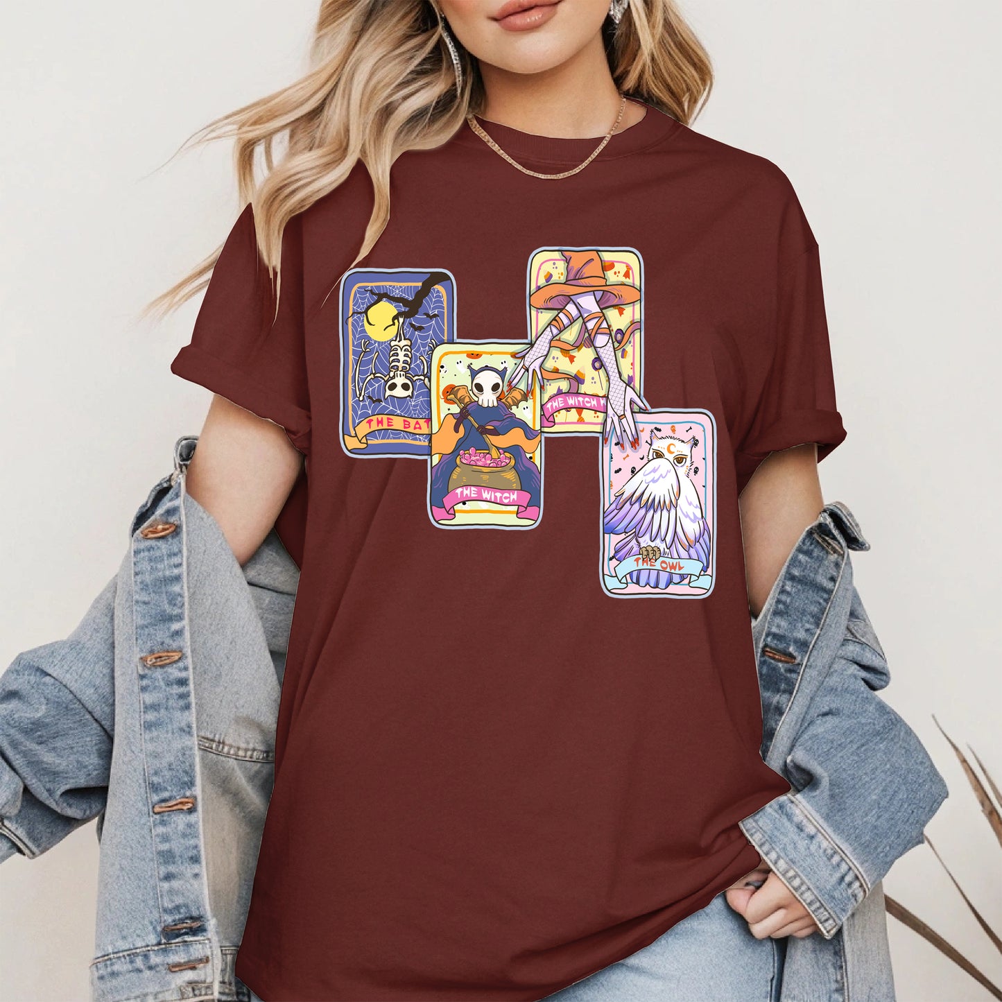 Halloween Tarot Card Trio Tee